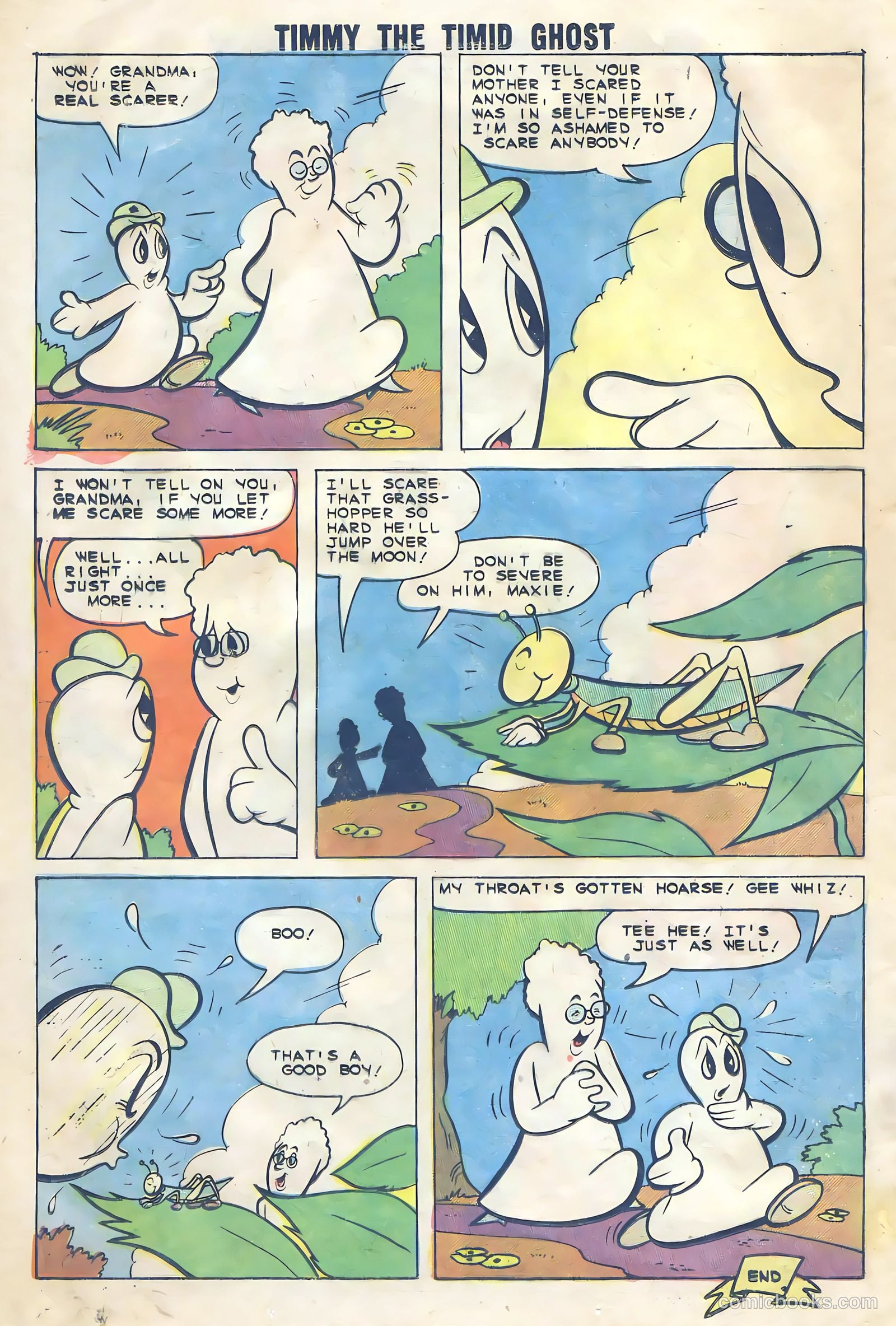 Timmy the Timid Ghost #18 (1959) — page 24 of 36