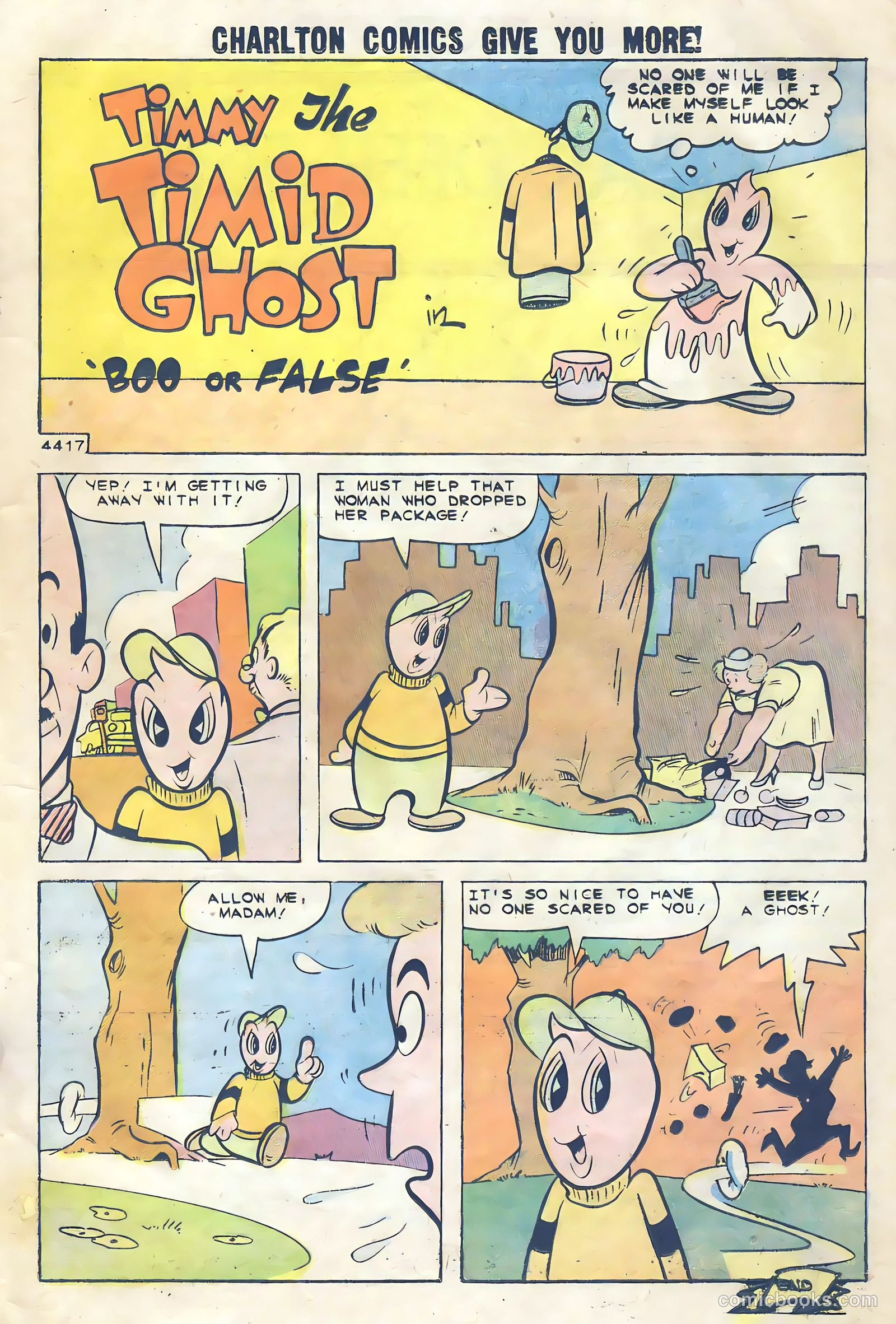 Timmy the Timid Ghost #18 (1959) — page 25 of 36