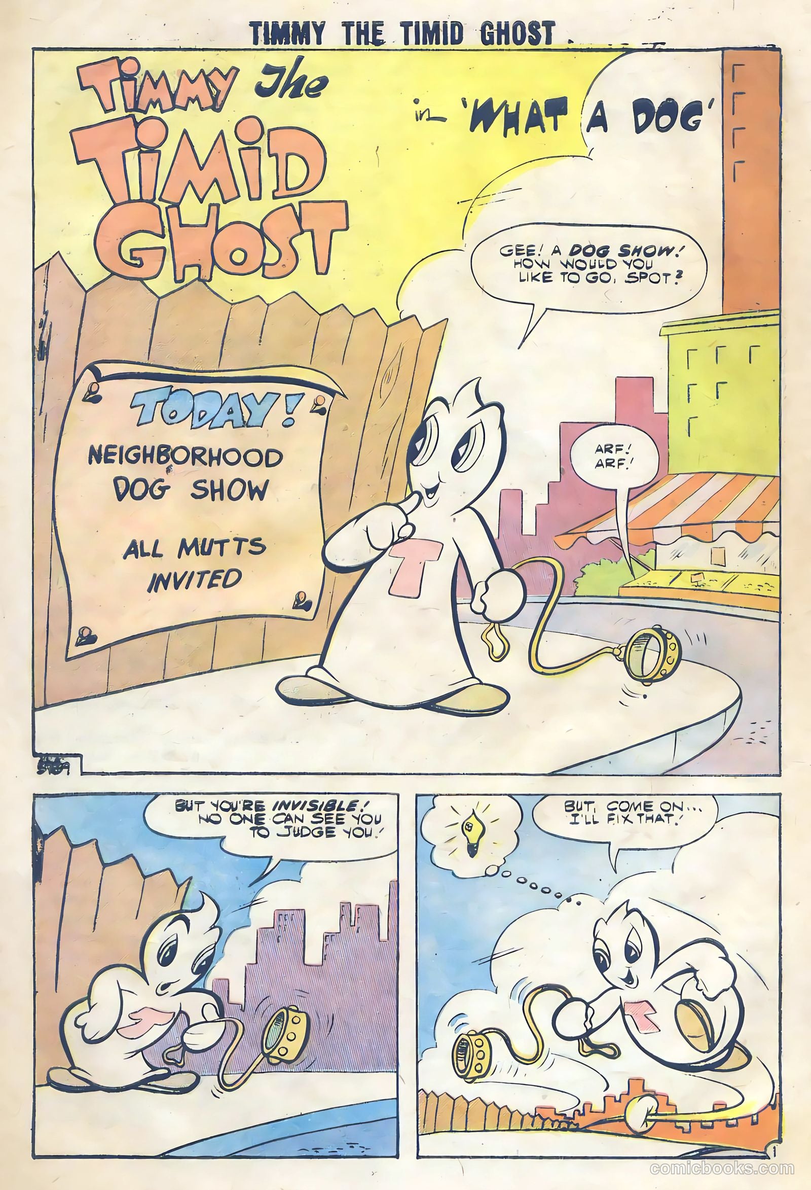 Timmy the Timid Ghost #18 (1959) — page 28 of 36