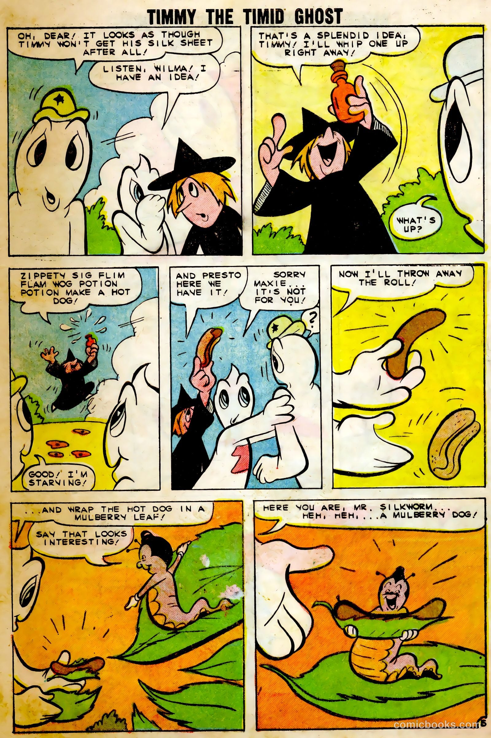 Timmy the Timid Ghost #19 (1960) — page 8 of 36