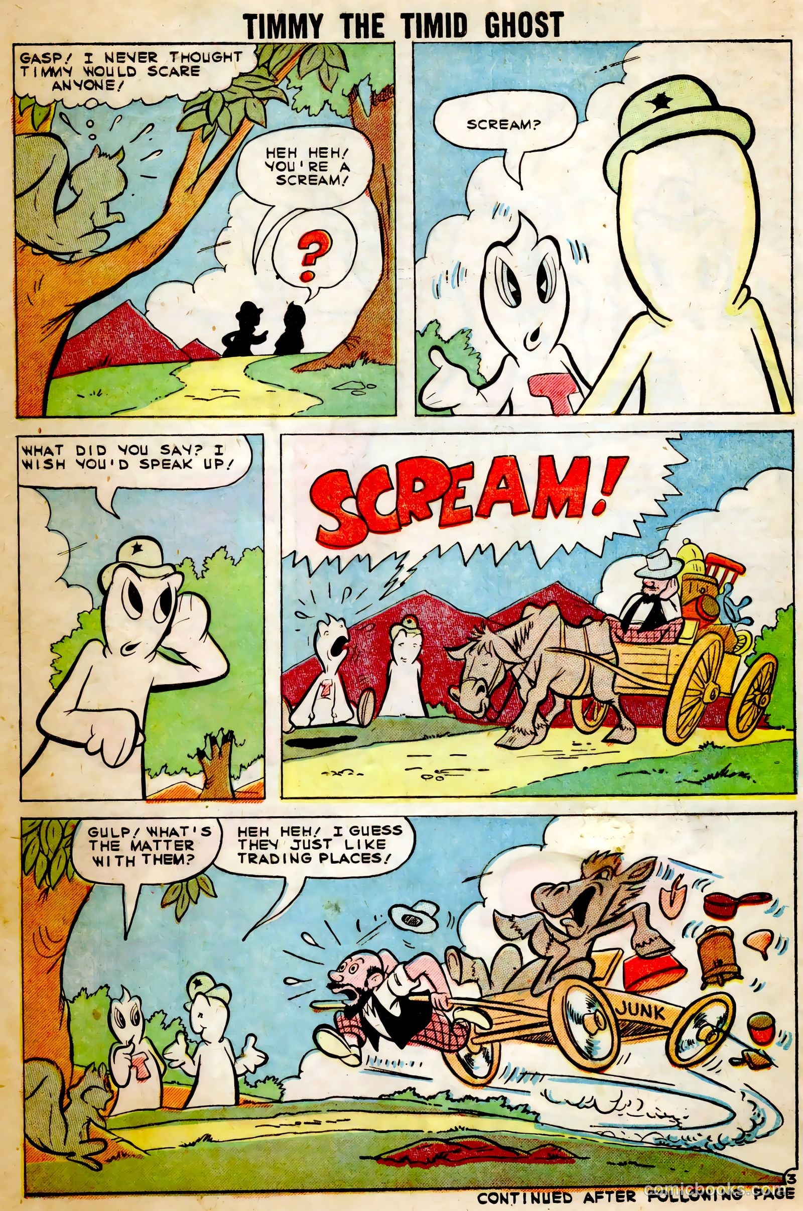 Timmy the Timid Ghost #19 (1960) — page 30 of 36