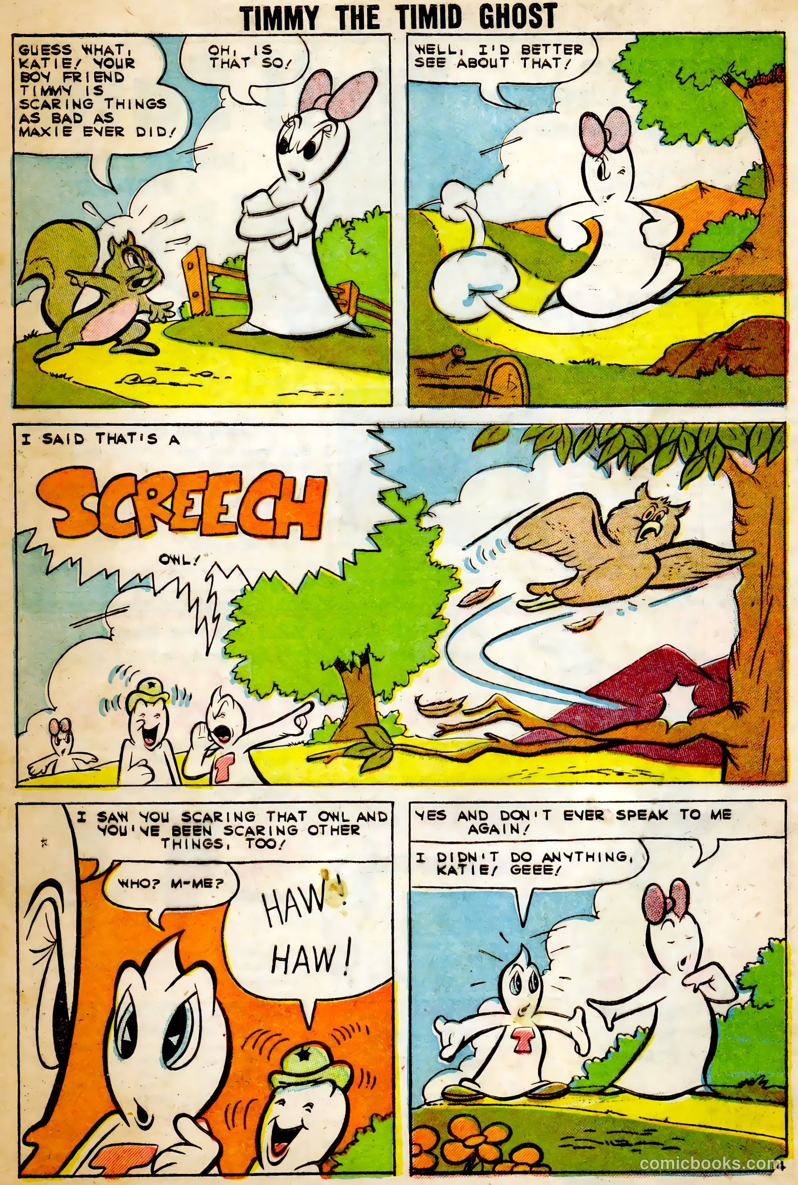 Timmy the Timid Ghost #19 (1960) — page 32 of 36