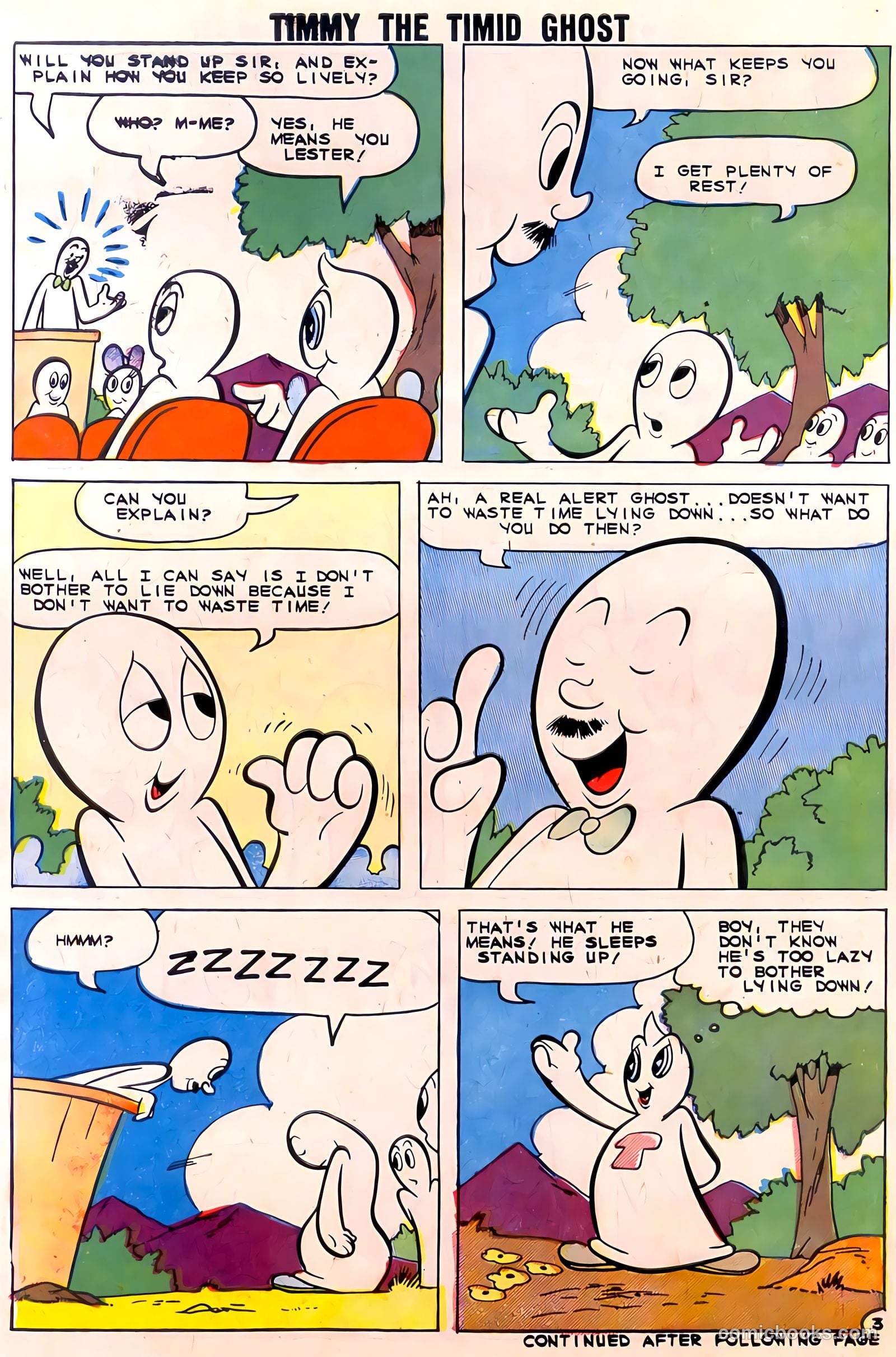 Timmy the Timid Ghost #21 (1960) — page 30 of 35