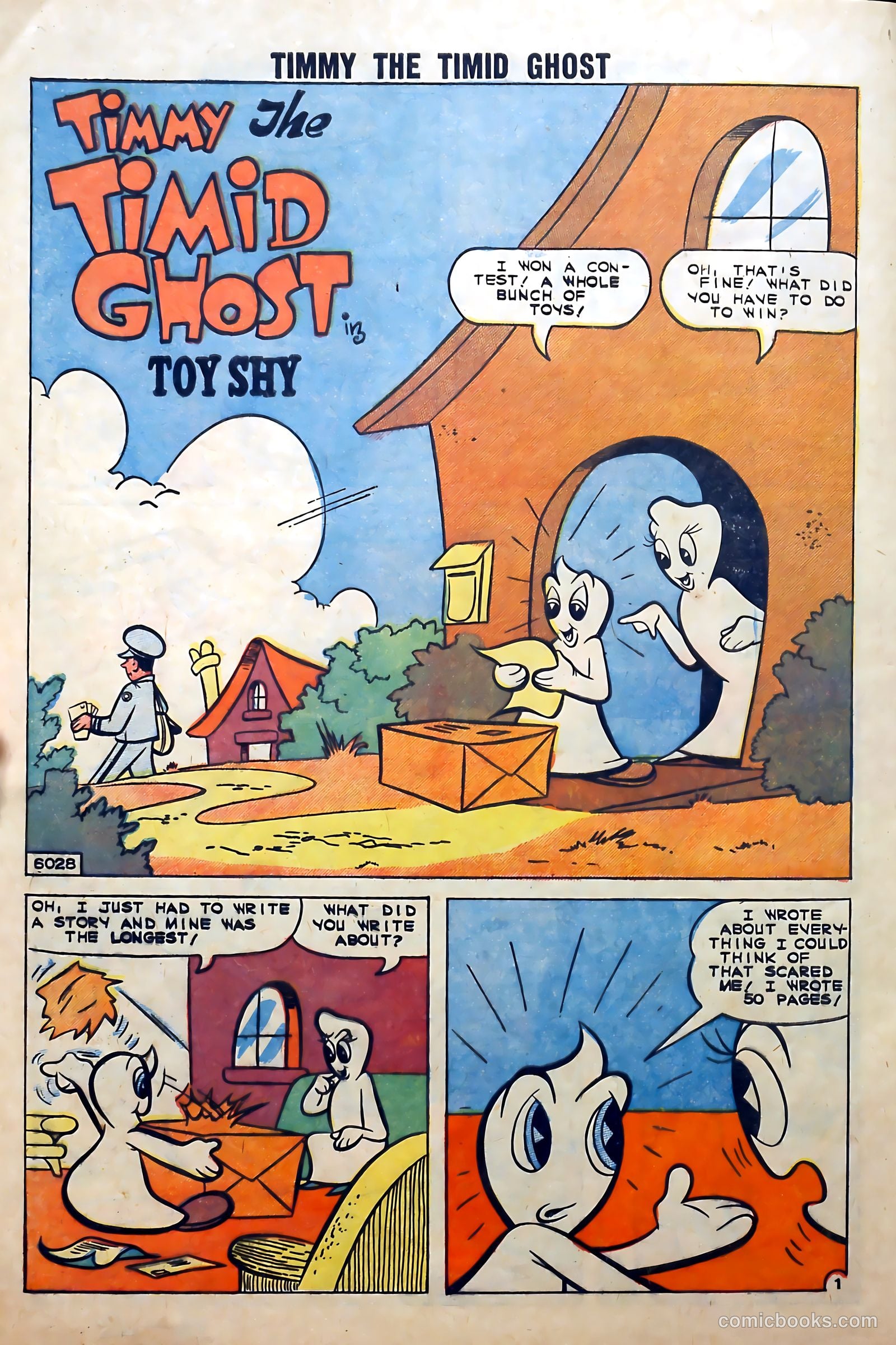 Timmy the Timid Ghost #22 (1960) — page 28 of 36