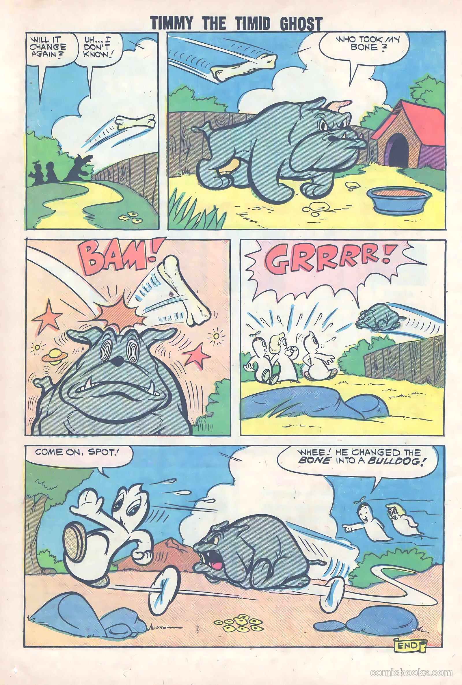 Timmy the Timid Ghost #23 (1960) — page 16 of 36