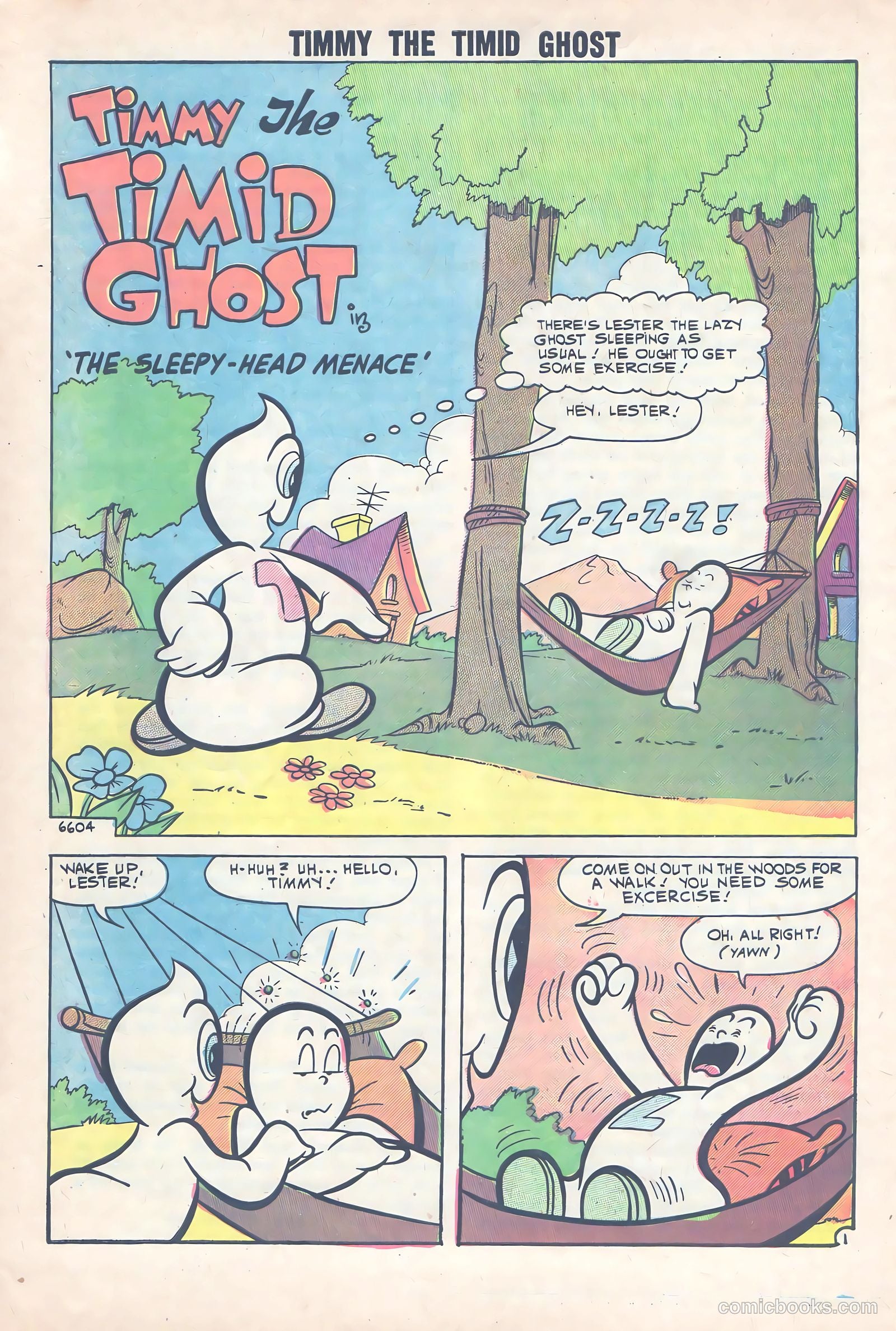 Timmy the Timid Ghost #23 (1960) — page 28 of 36