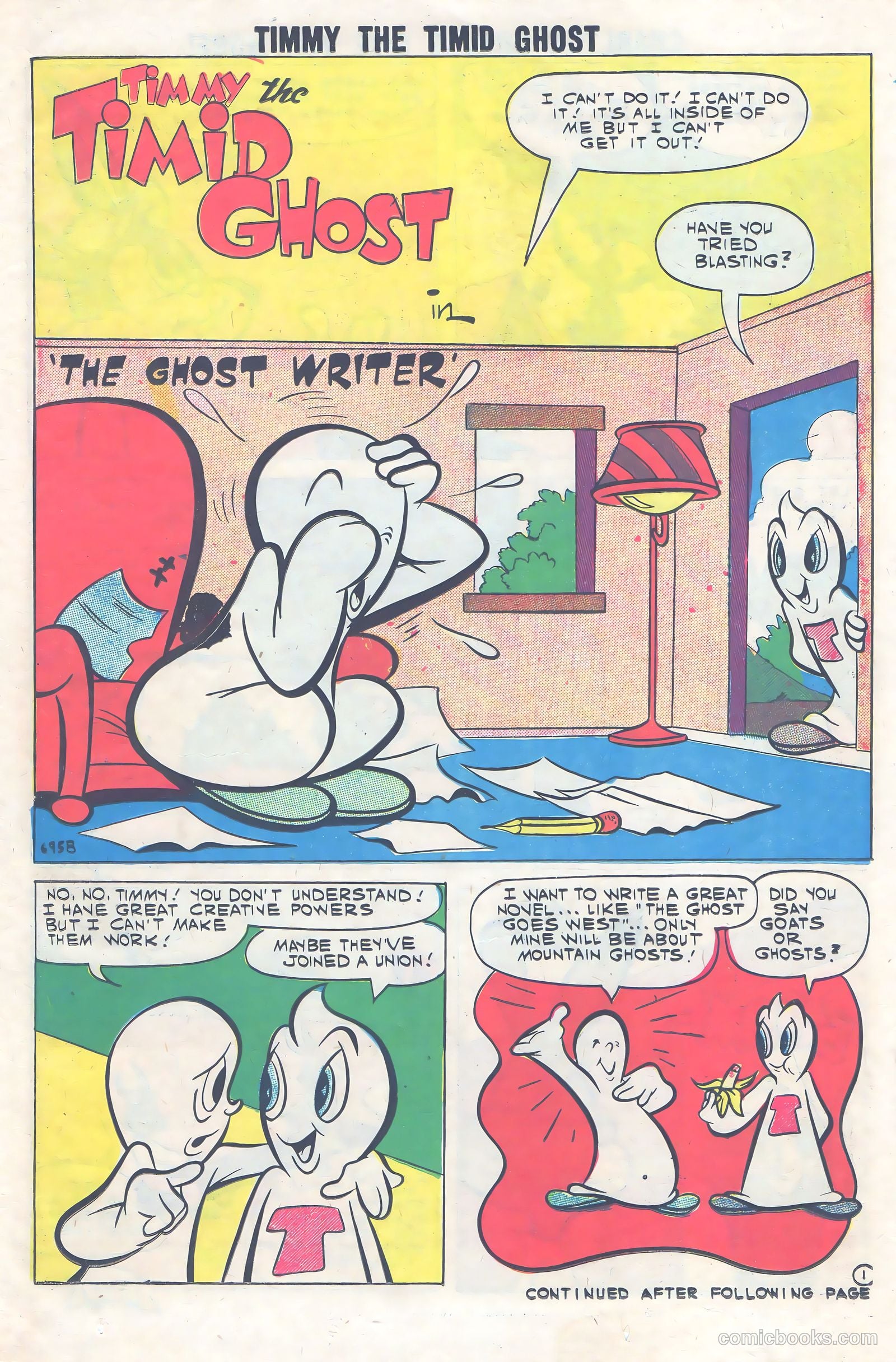 Timmy the Timid Ghost #24 (1960) — page 14 of 36