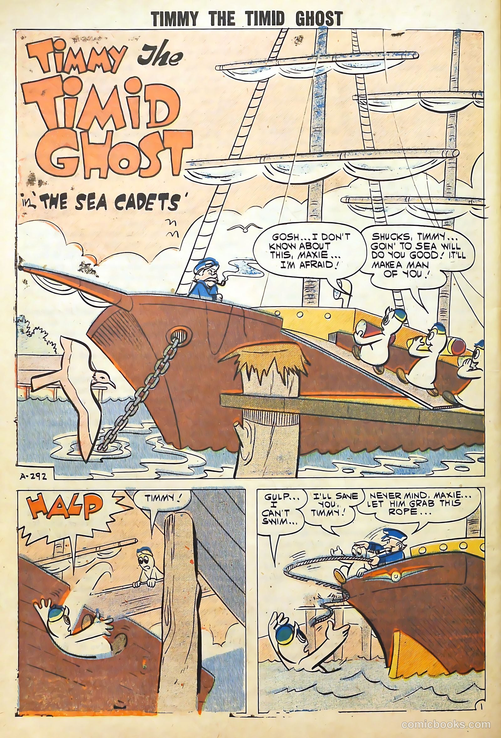Timmy the Timid Ghost #27 (1961) — page 28 of 36