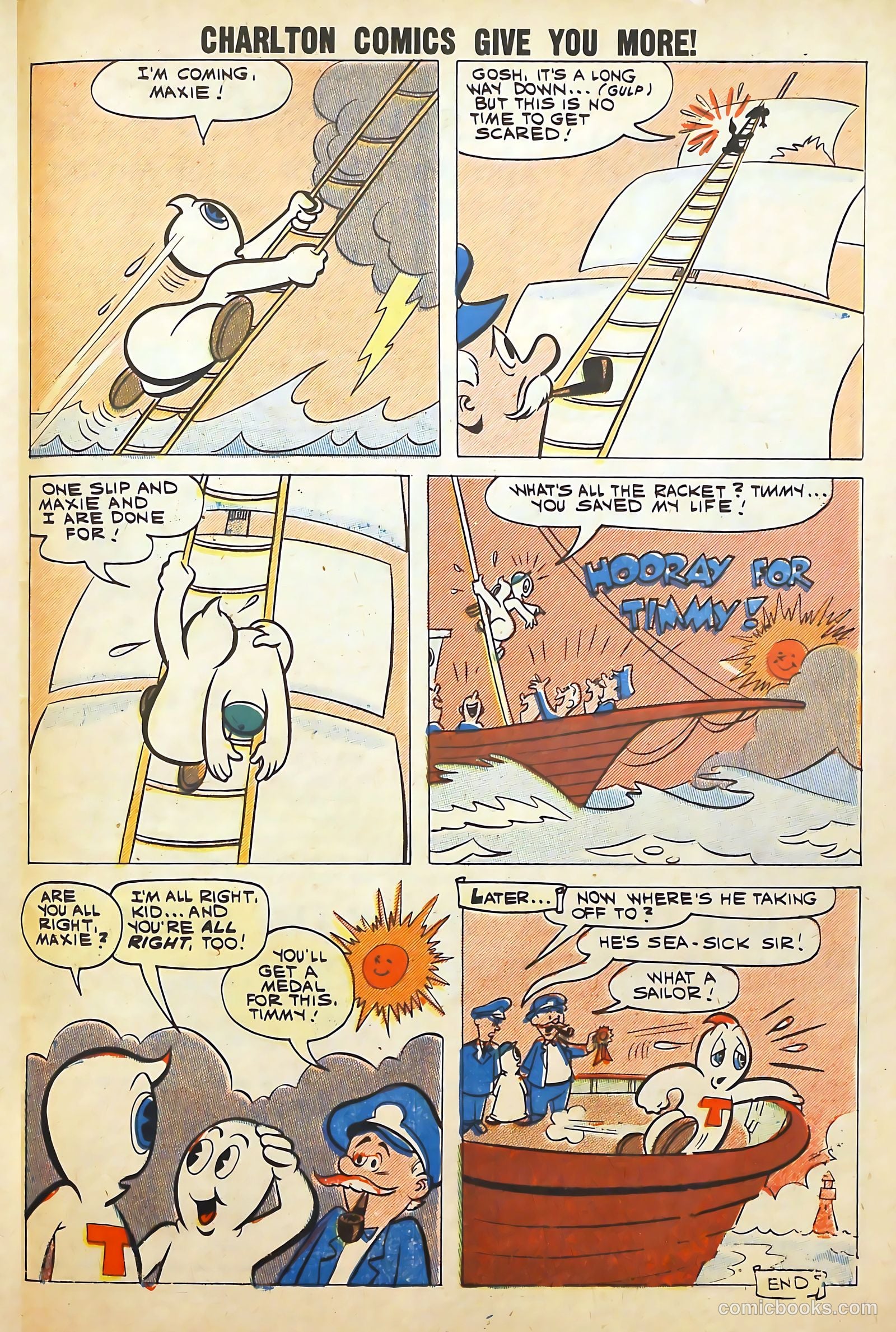 Timmy the Timid Ghost #27 (1961) — page 33 of 36