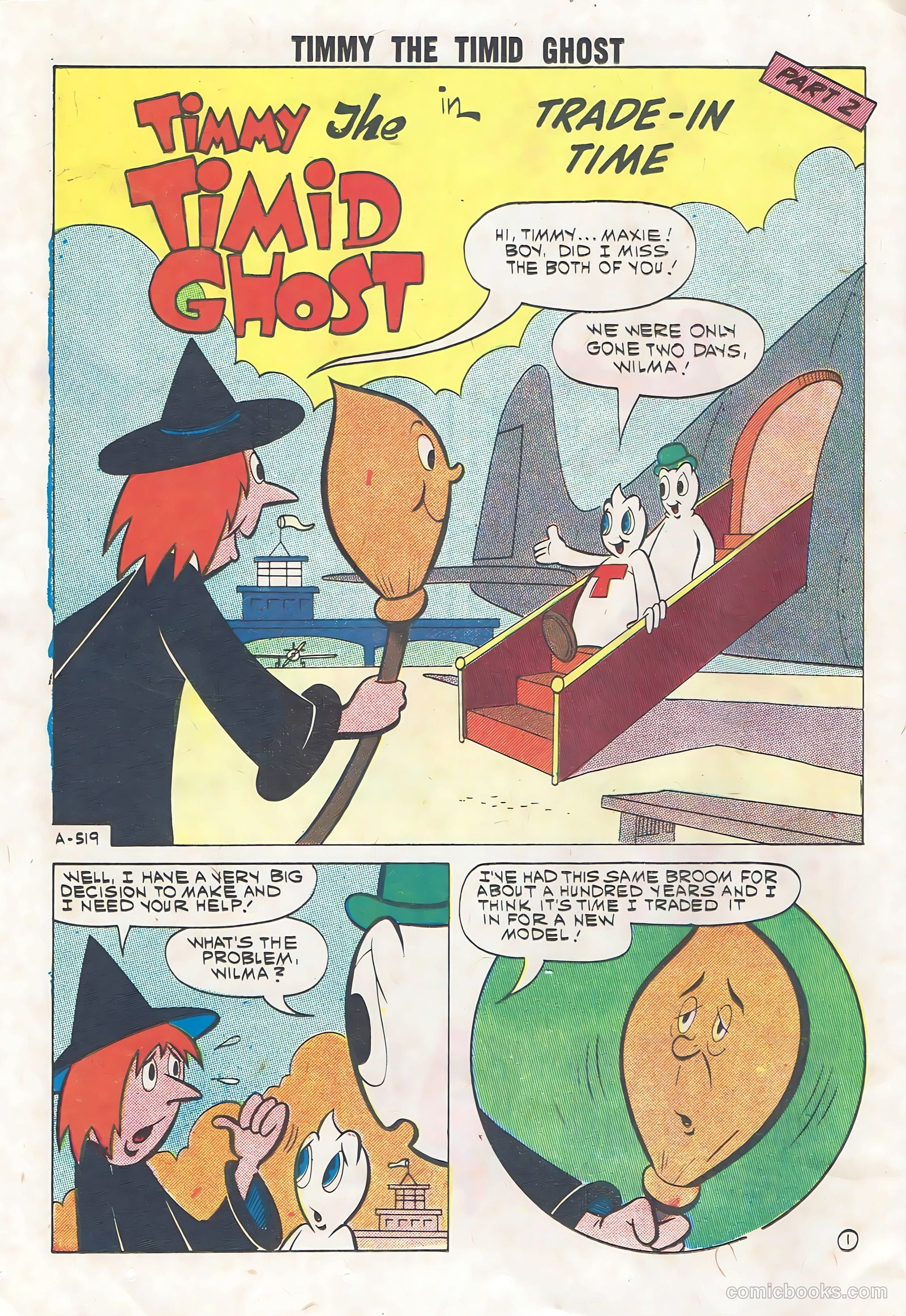 Timmy the Timid Ghost #28 (1961) — page 12 of 36