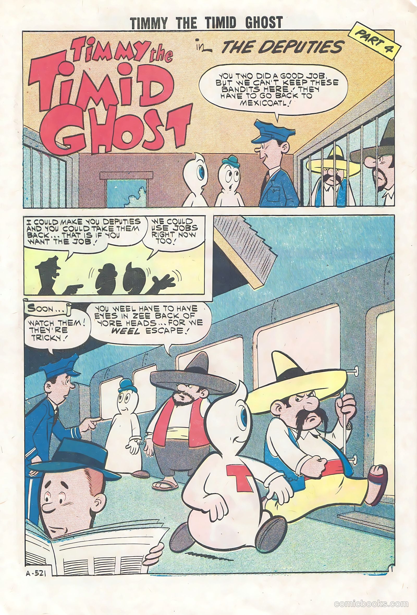 Timmy the Timid Ghost #28 (1961) — page 28 of 36