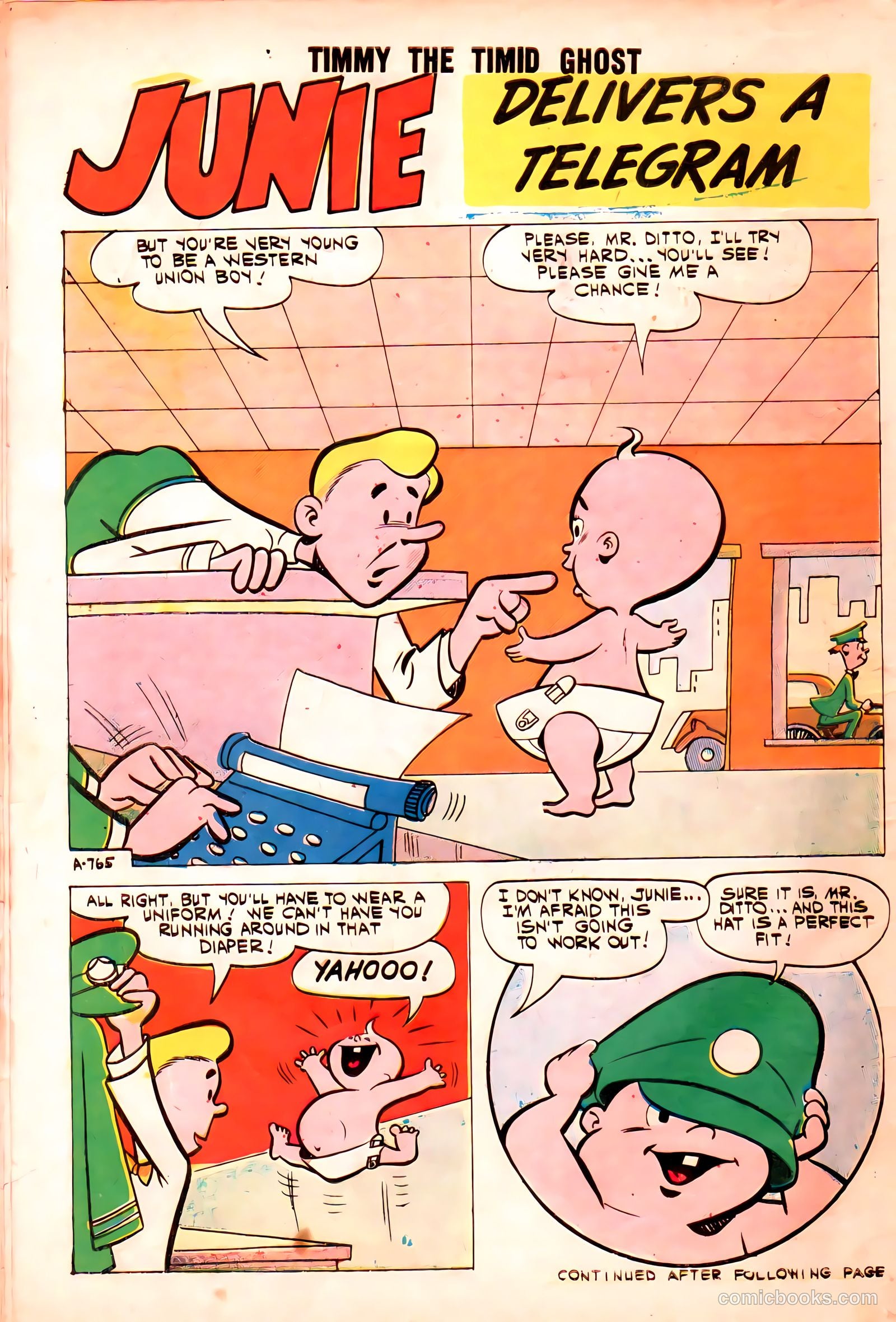 Timmy the Timid Ghost #29 (1961) — page 30 of 36