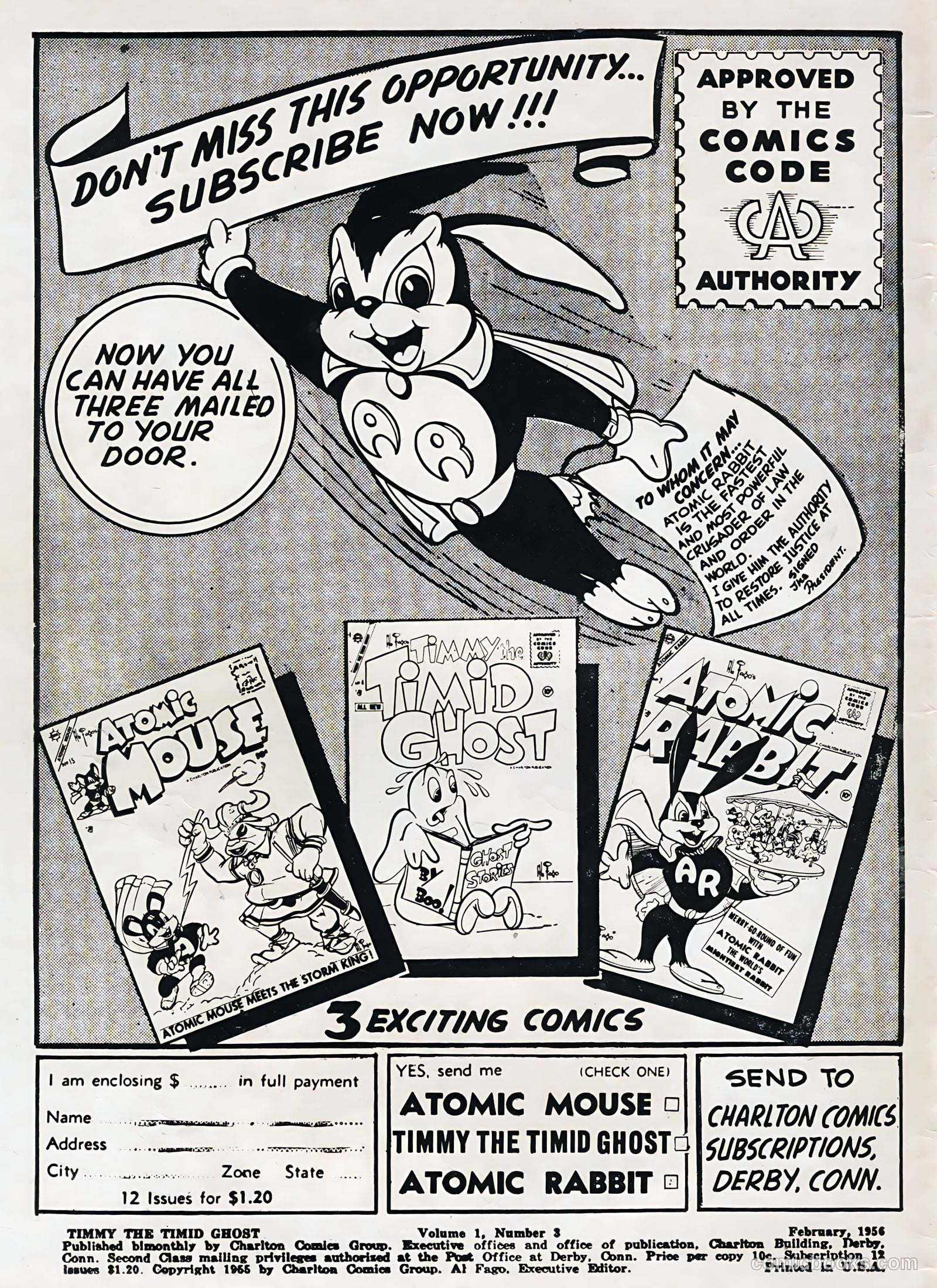 Timmy the Timid Ghost #3 (1956) — page 2 of 36