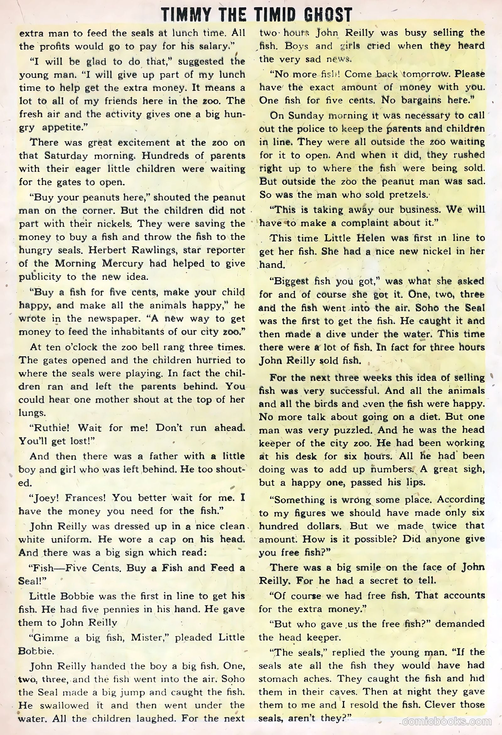 Timmy the Timid Ghost #3 (1956) — page 17 of 36