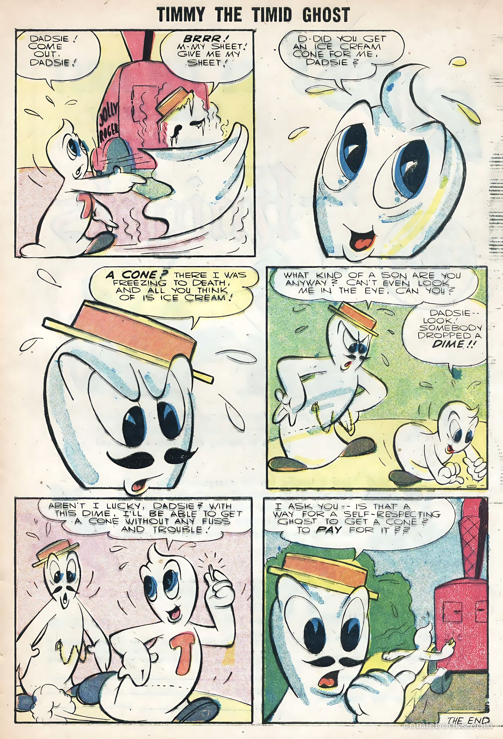 Timmy the Timid Ghost #3 (1956) — page 33 of 36