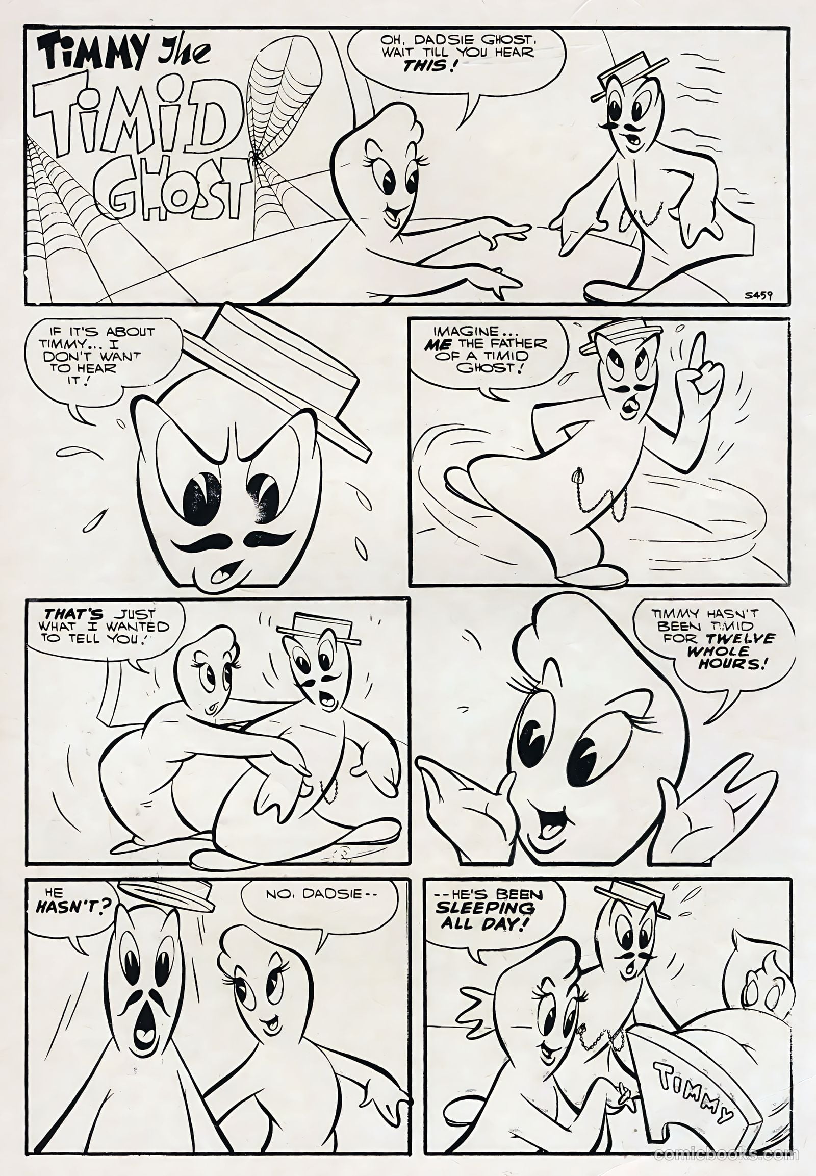 Timmy the Timid Ghost #3 (1956) — page 35 of 36