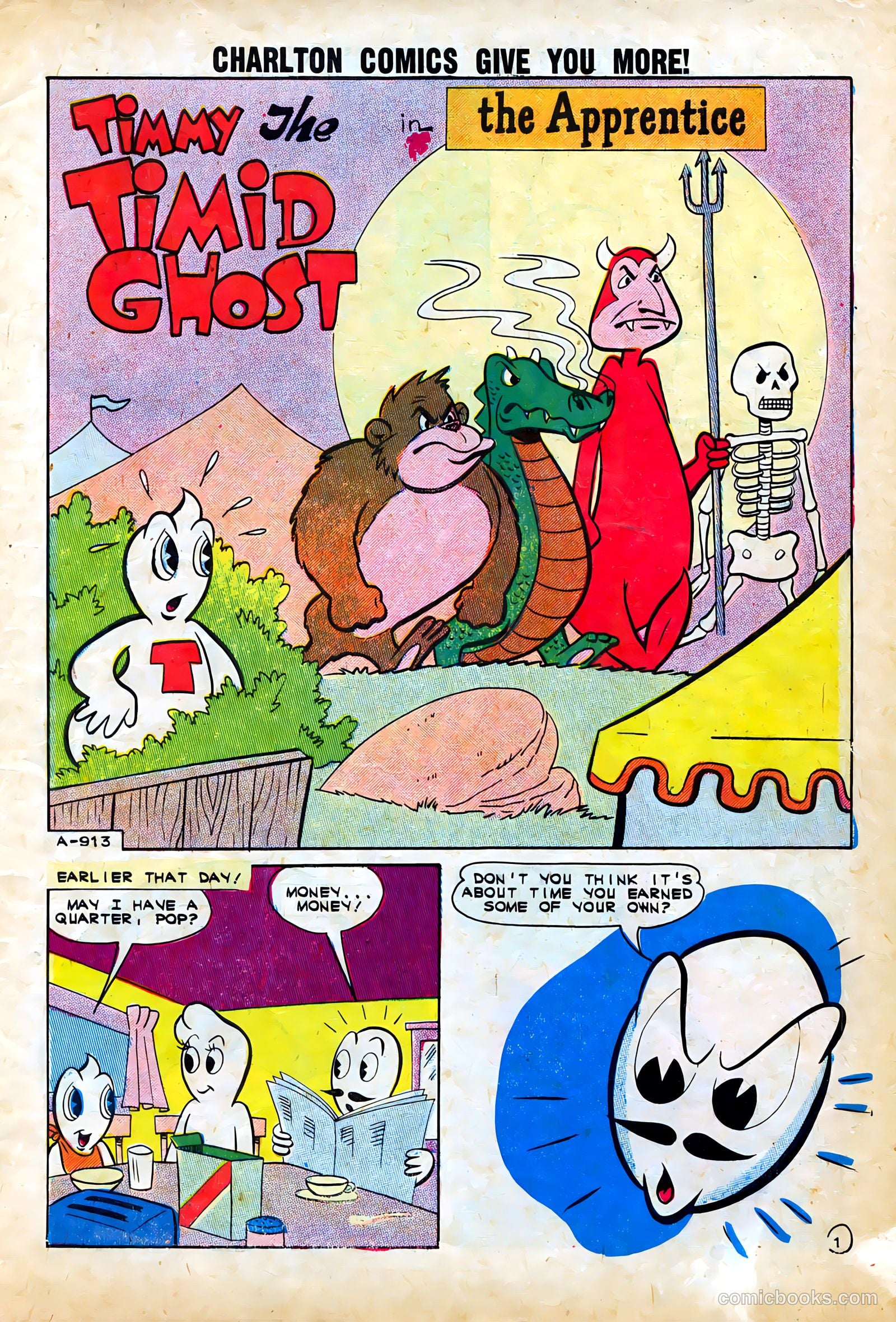 Timmy the Timid Ghost #30 (1961) — page 3 of 36