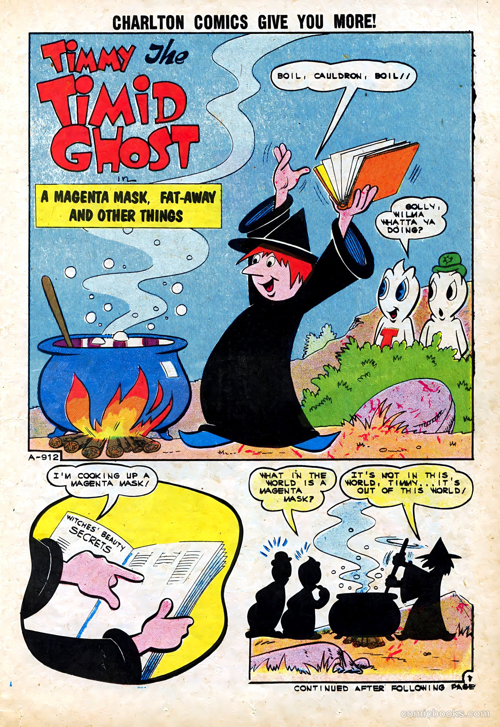Timmy the Timid Ghost #30 (1961) — page 21 of 36