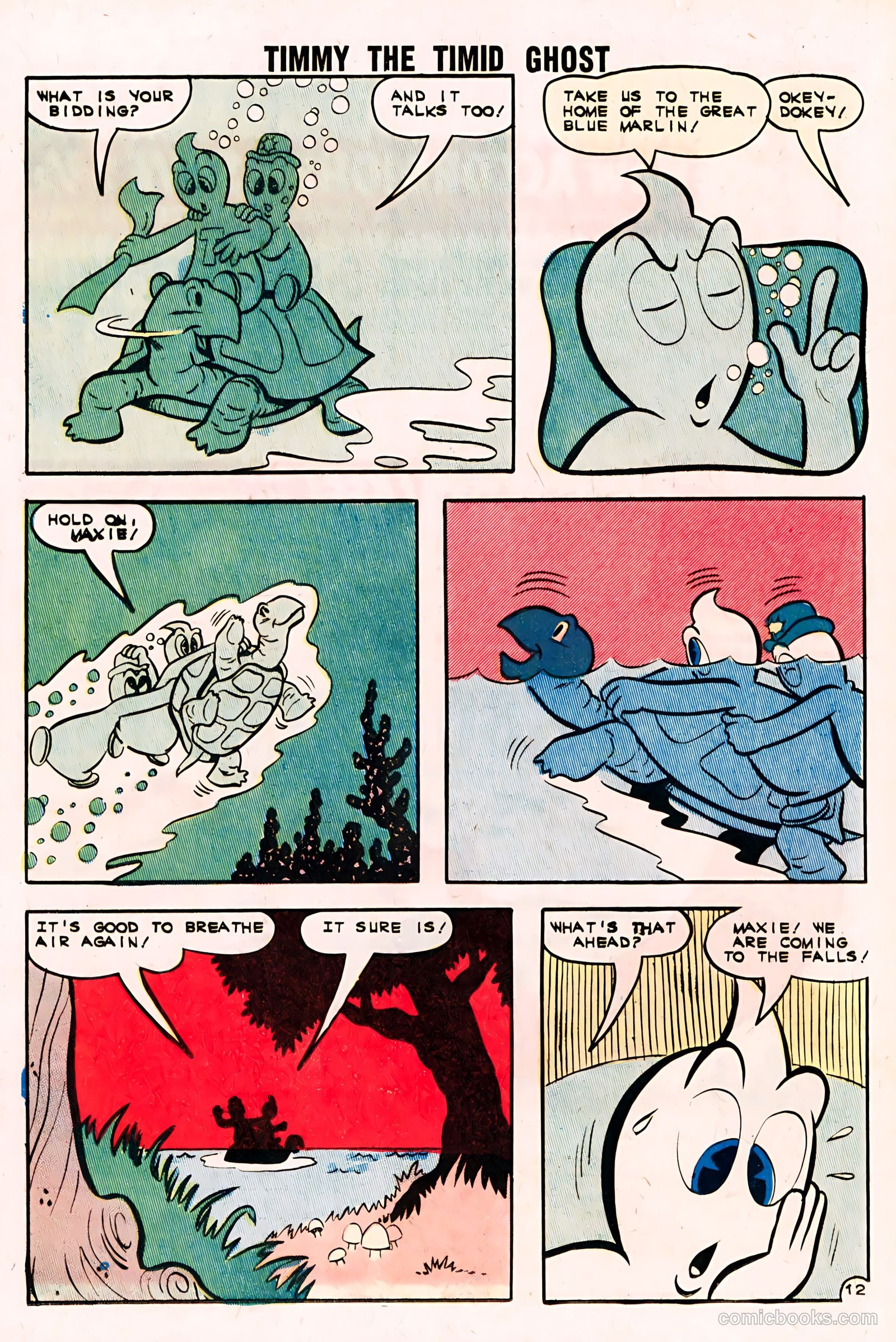 Timmy the Timid Ghost #31 (1967) — page 16 of 36