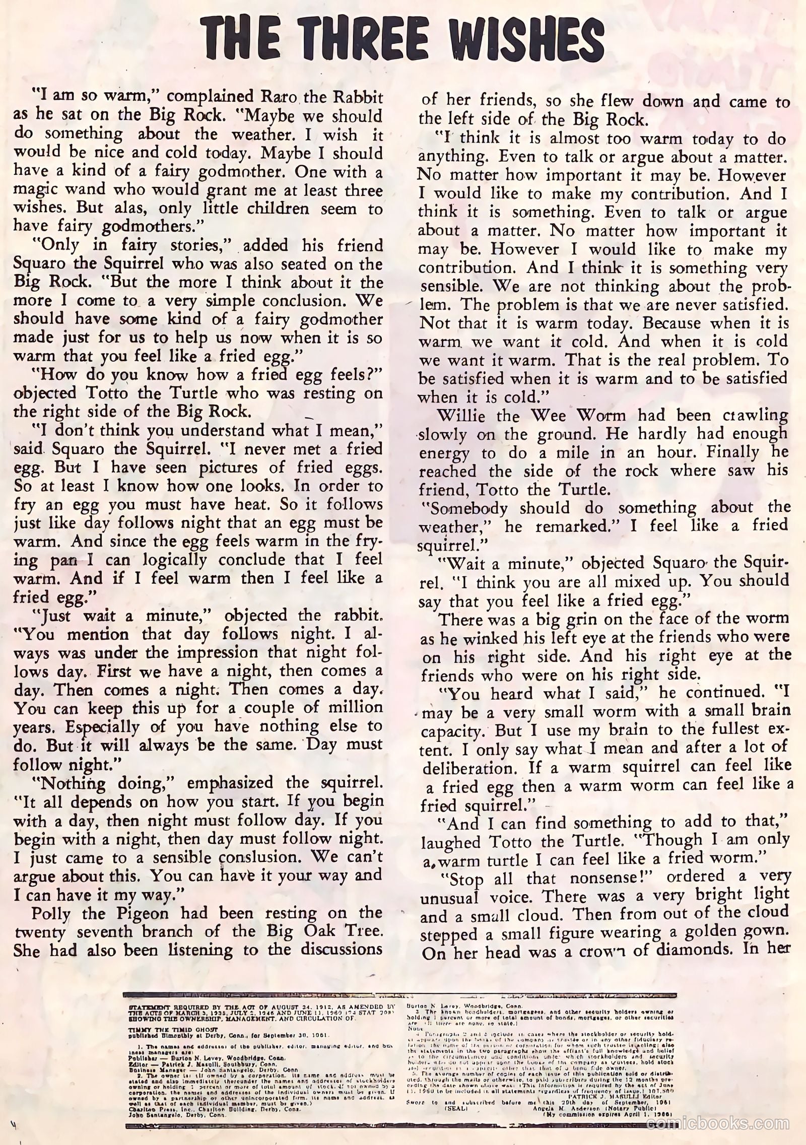 Timmy the Timid Ghost #32 (1962) — page 20 of 36