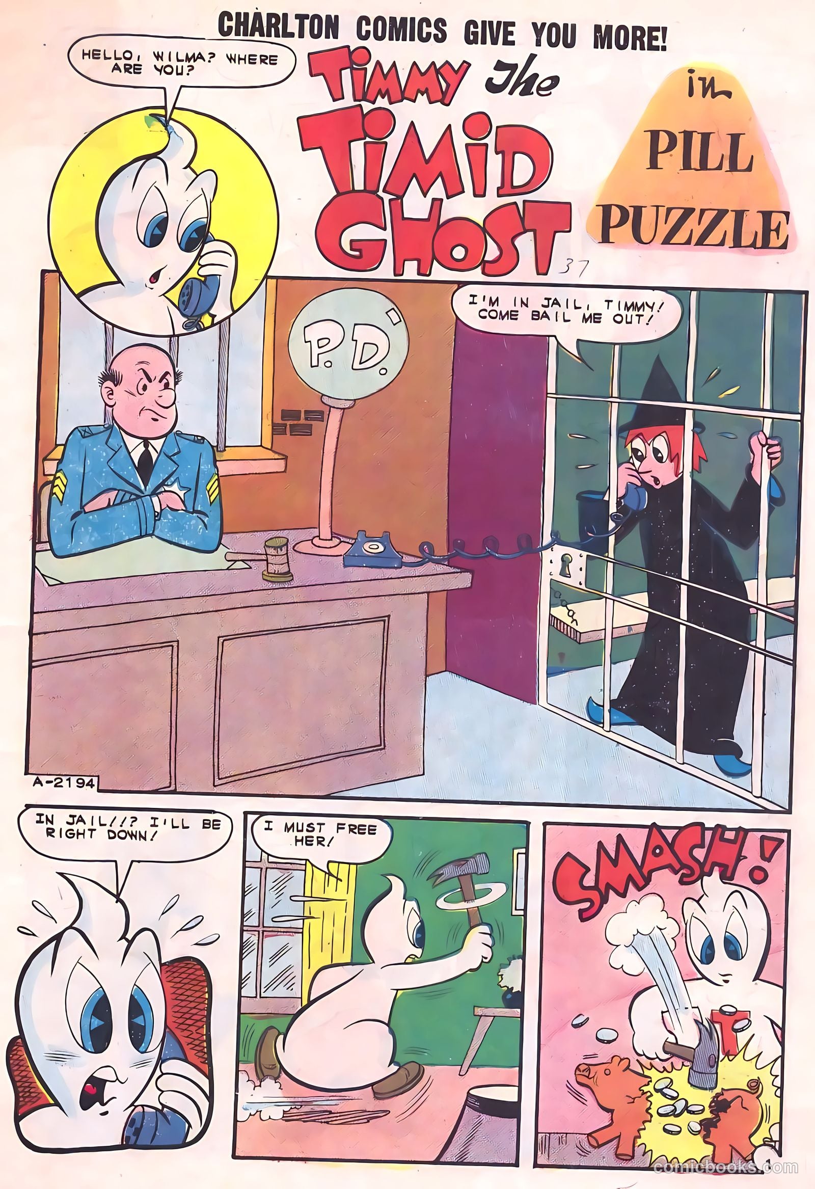 Timmy the Timid Ghost #37 (1963) — page 3 of 36
