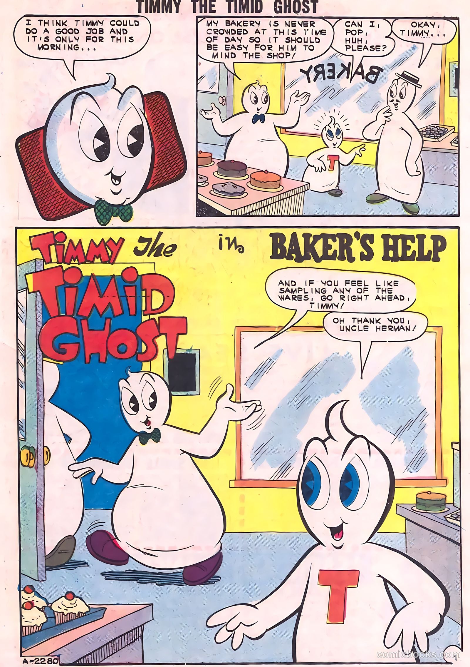 Timmy the Timid Ghost #37 (1963) — page 16 of 36
