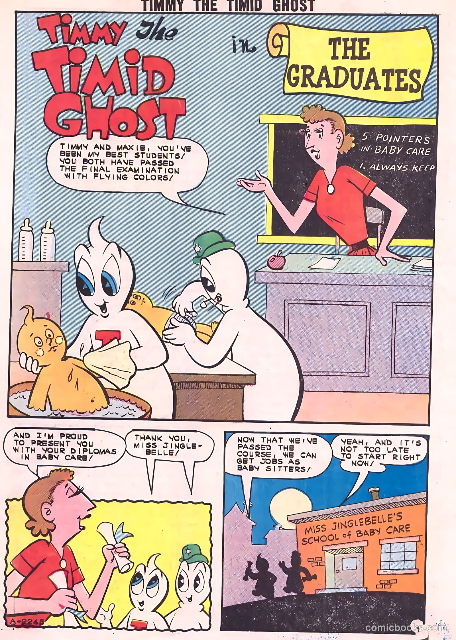 Timmy the Timid Ghost #37 (1963) — page 28 of 36