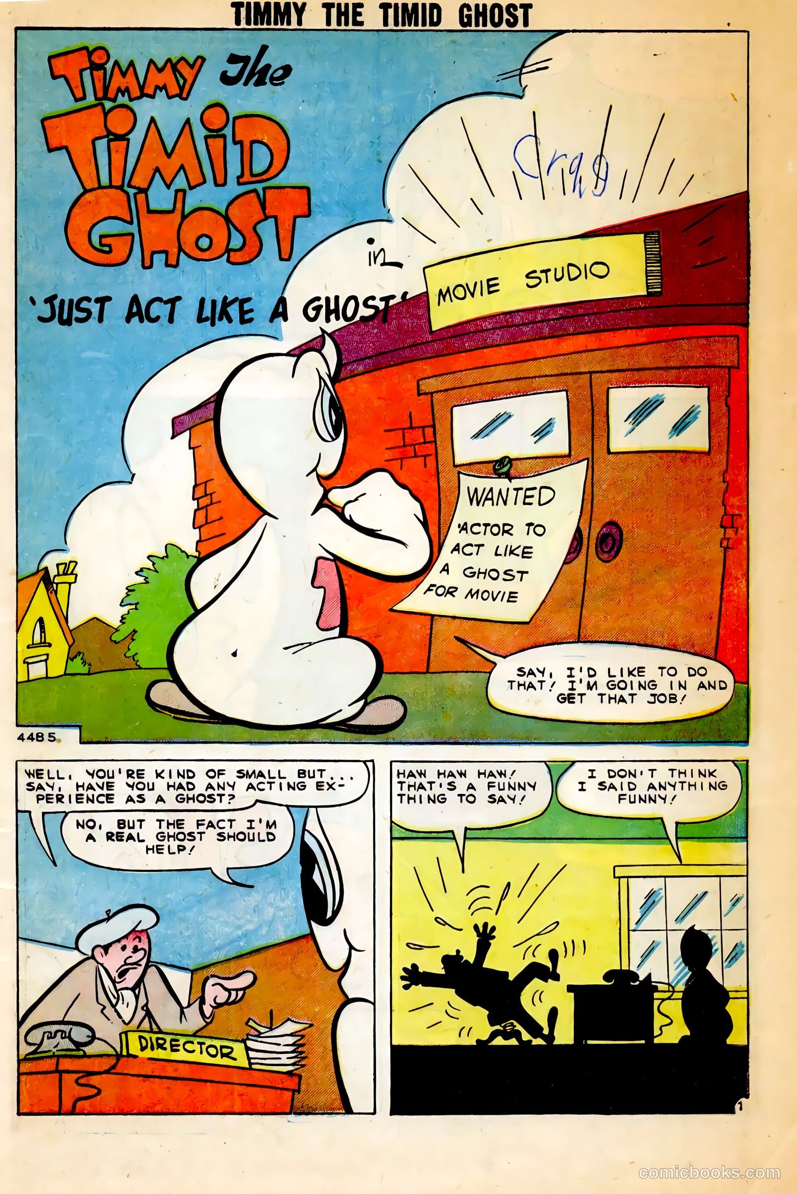 Timmy the Timid Ghost #4 (1956) — page 3 of 36