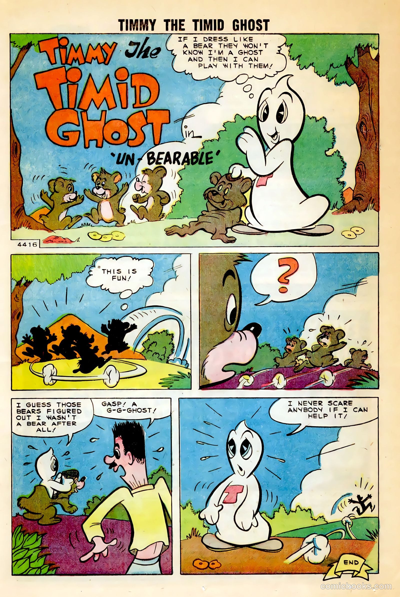 Timmy the Timid Ghost #4 (1956) — page 21 of 36