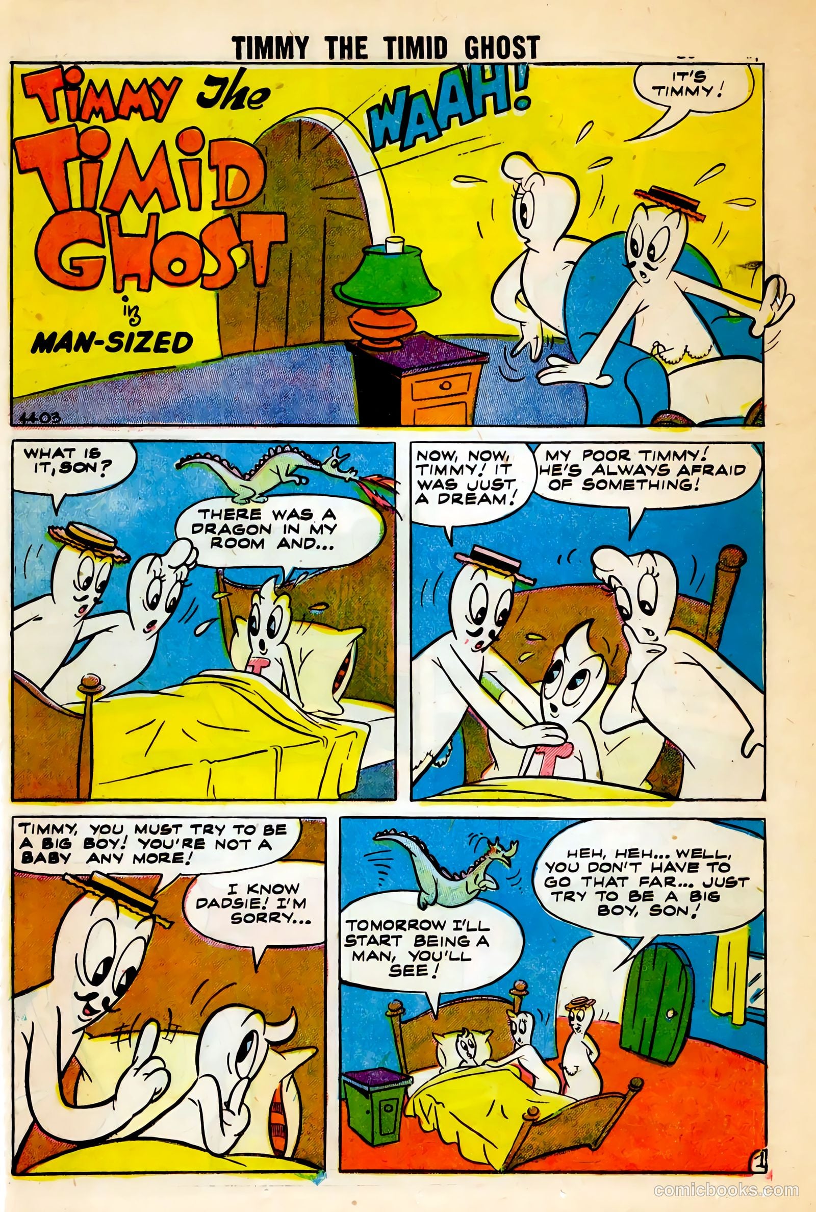 Timmy the Timid Ghost #4 (1956) — page 23 of 36