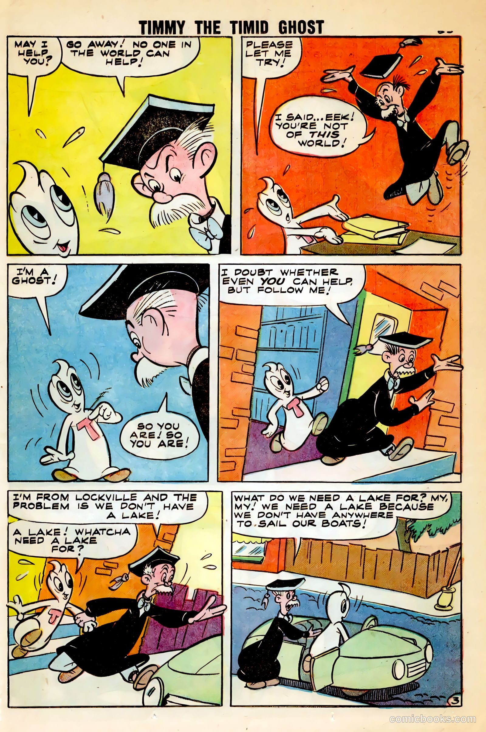 Timmy the Timid Ghost #4 (1956) — page 25 of 36