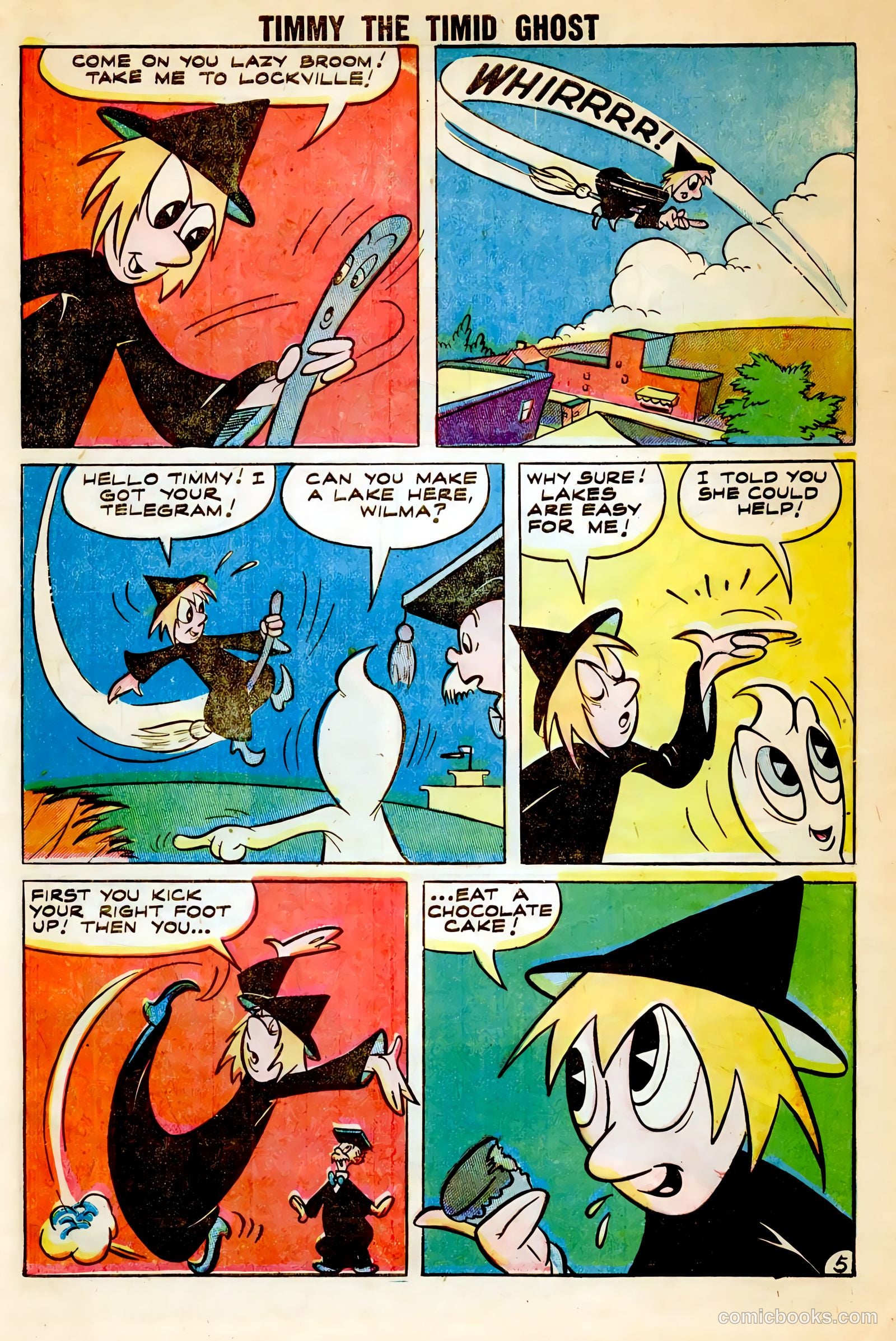 Timmy the Timid Ghost #4 (1956) — page 27 of 36