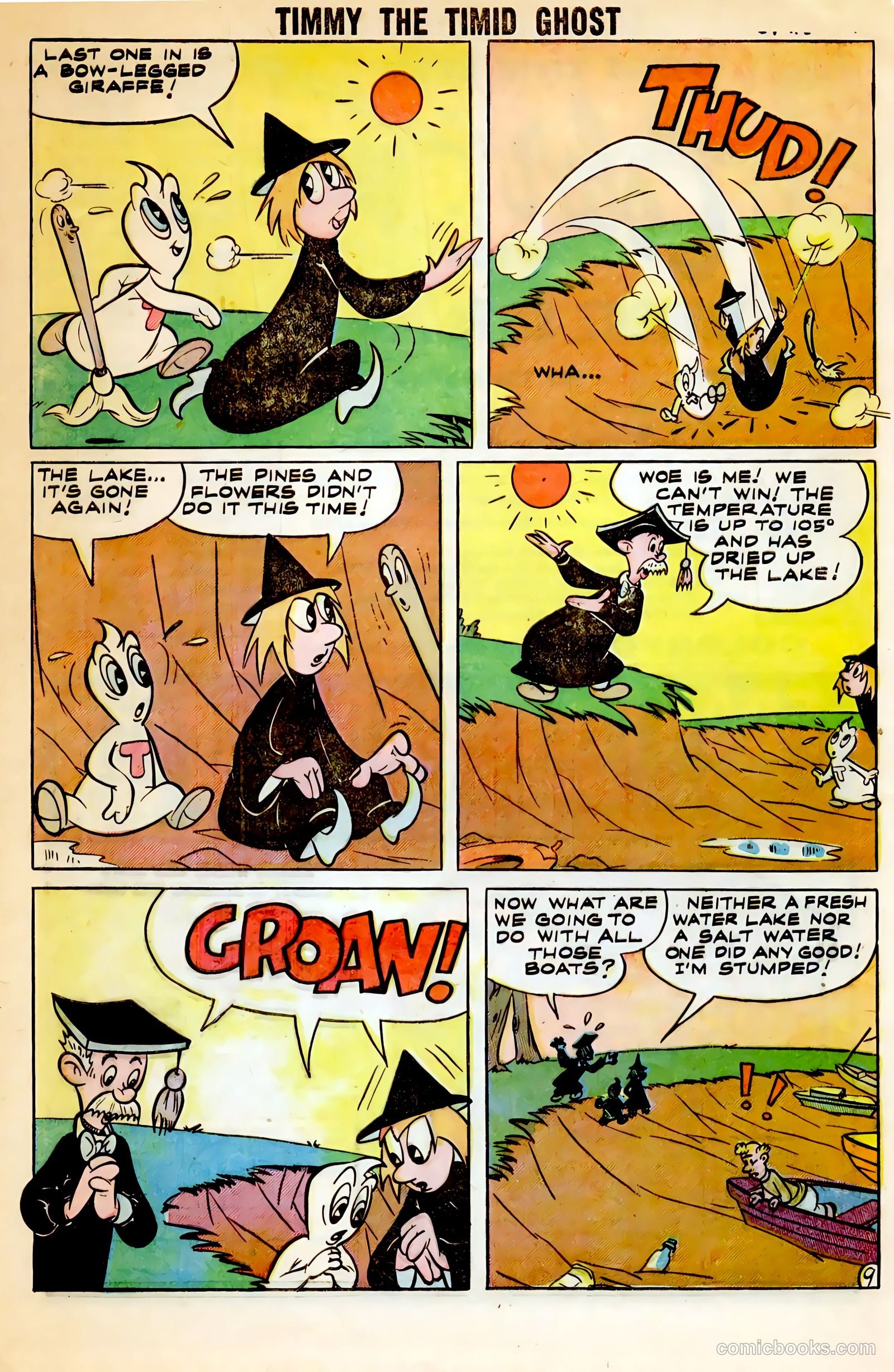 Timmy the Timid Ghost #4 (1956) — page 32 of 36