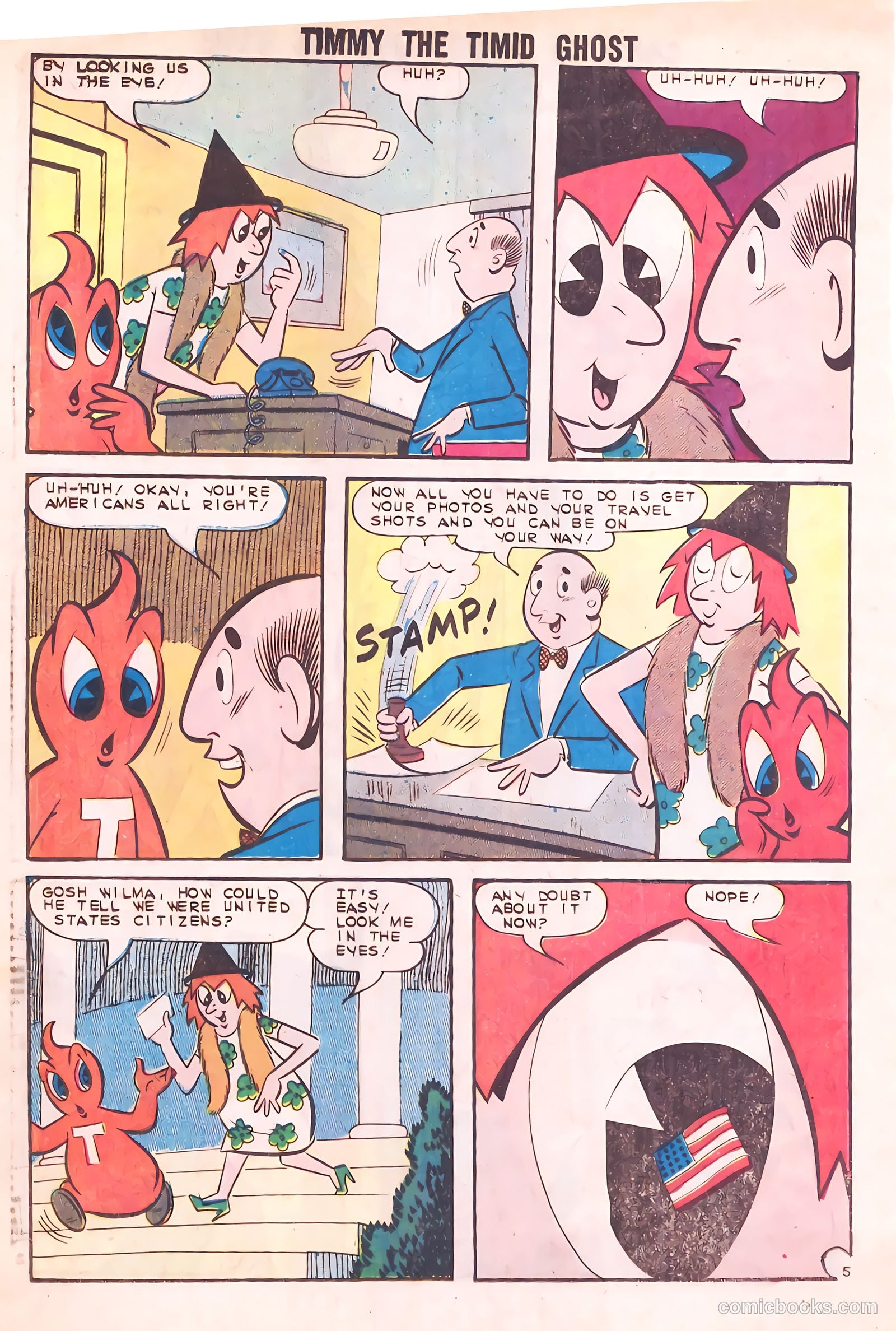 Timmy the Timid Ghost #42 (1964) — page 24 of 36