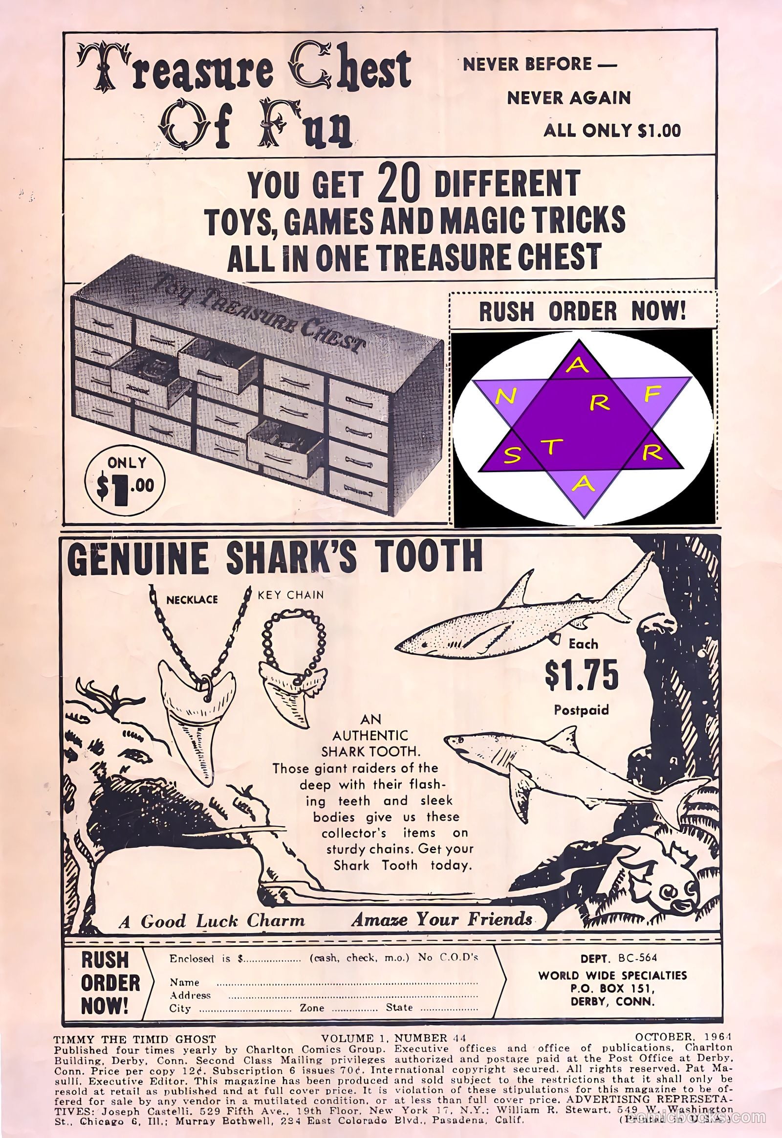 Timmy the Timid Ghost #44 (1964) — page 2 of 36