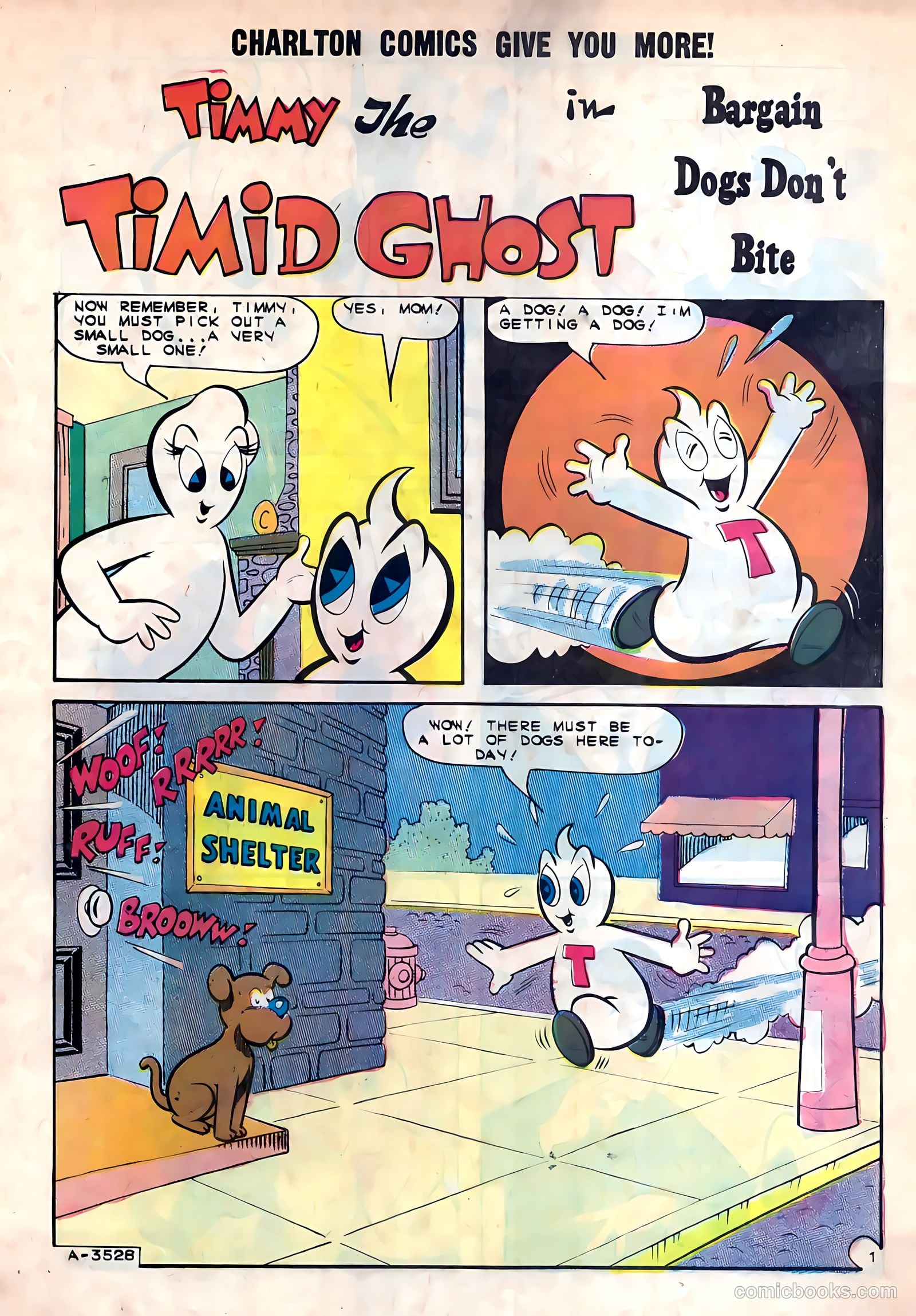 Timmy the Timid Ghost #44 (1964) — page 3 of 36