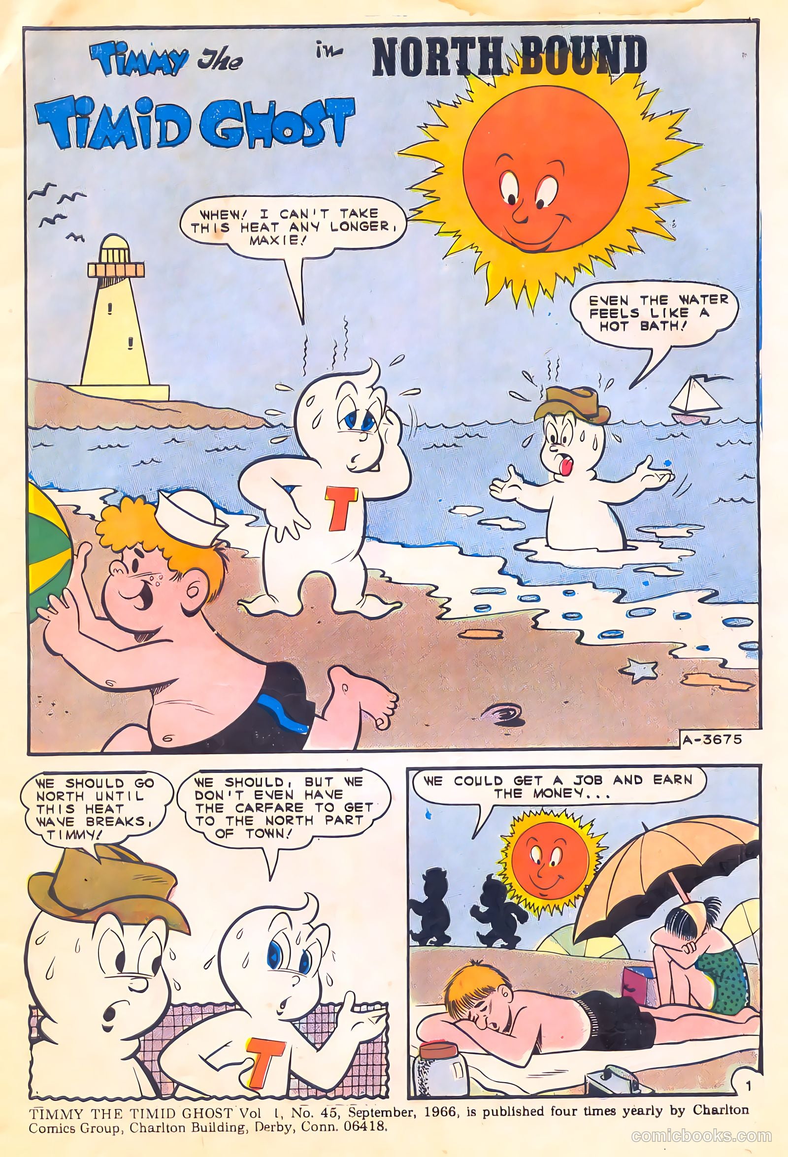 Timmy the Timid Ghost #45 (1966) — page 3 of 36