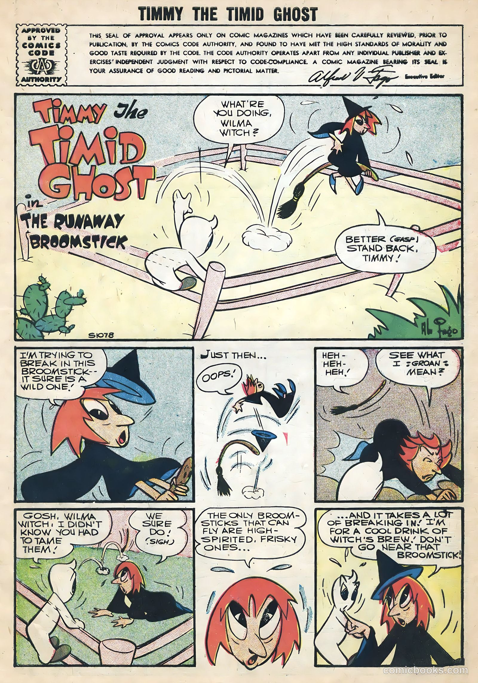 Timmy the Timid Ghost #5 (1956) — page 3 of 36