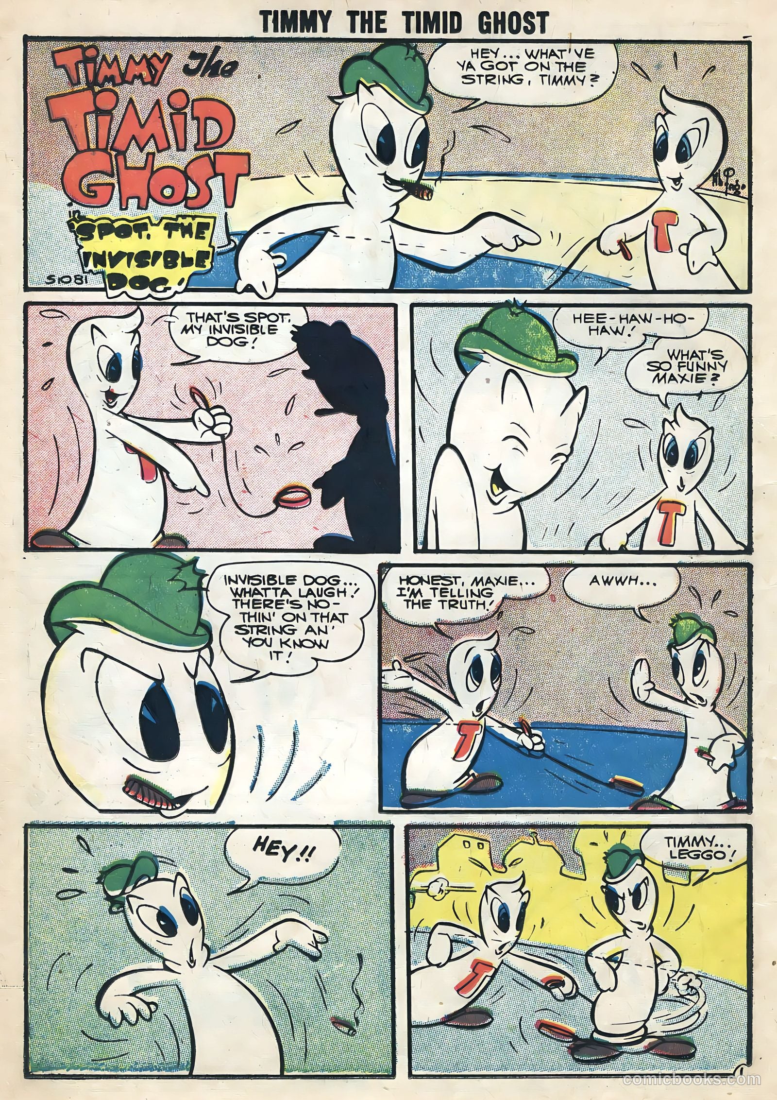 Timmy the Timid Ghost #5 (1956) — page 14 of 36