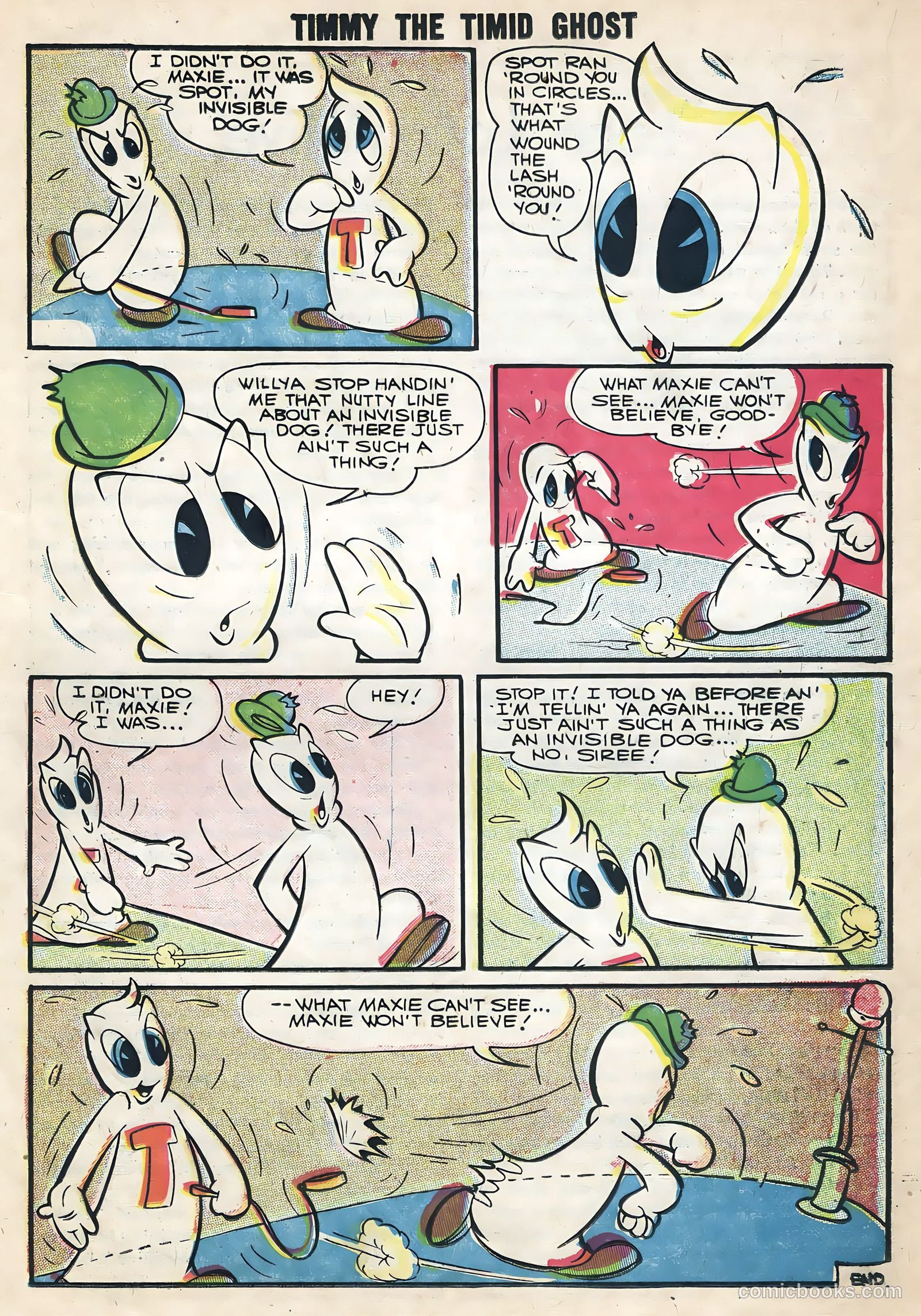Timmy the Timid Ghost #5 (1956) — page 15 of 36