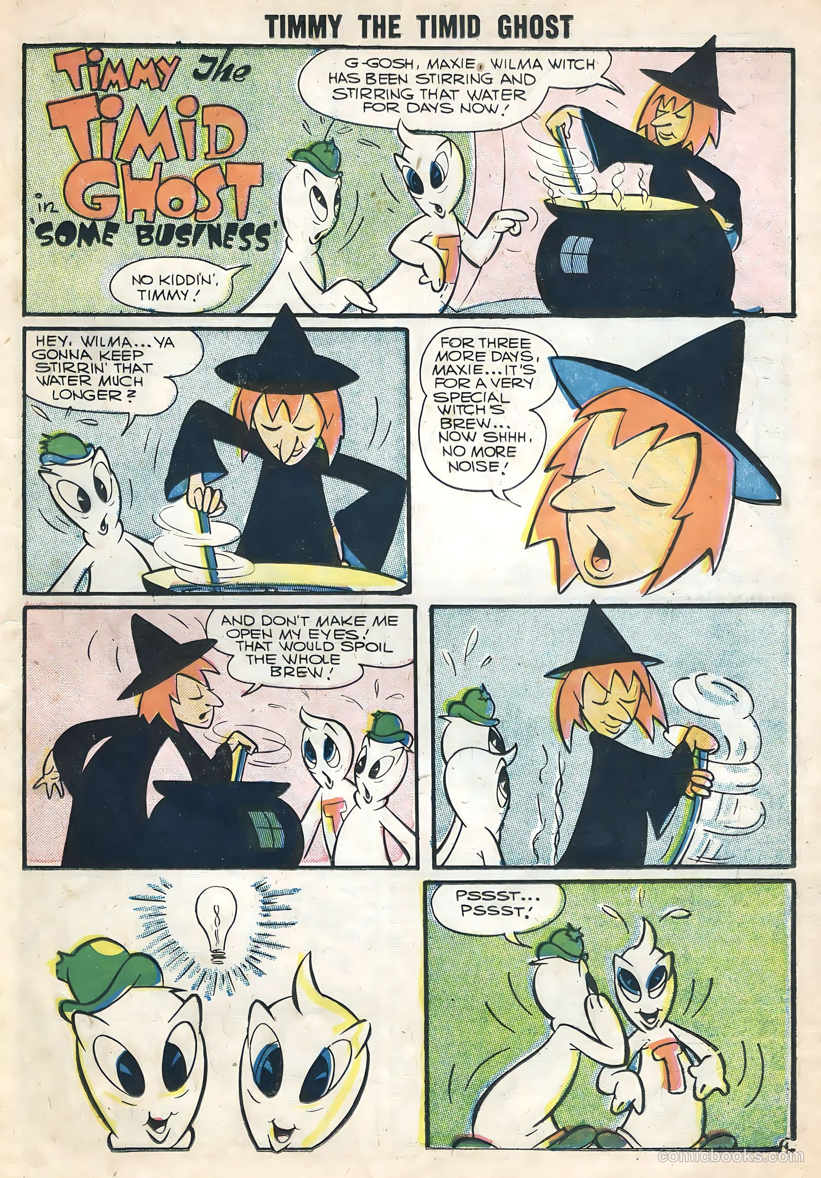 Timmy the Timid Ghost #5 (1956) — page 19 of 36