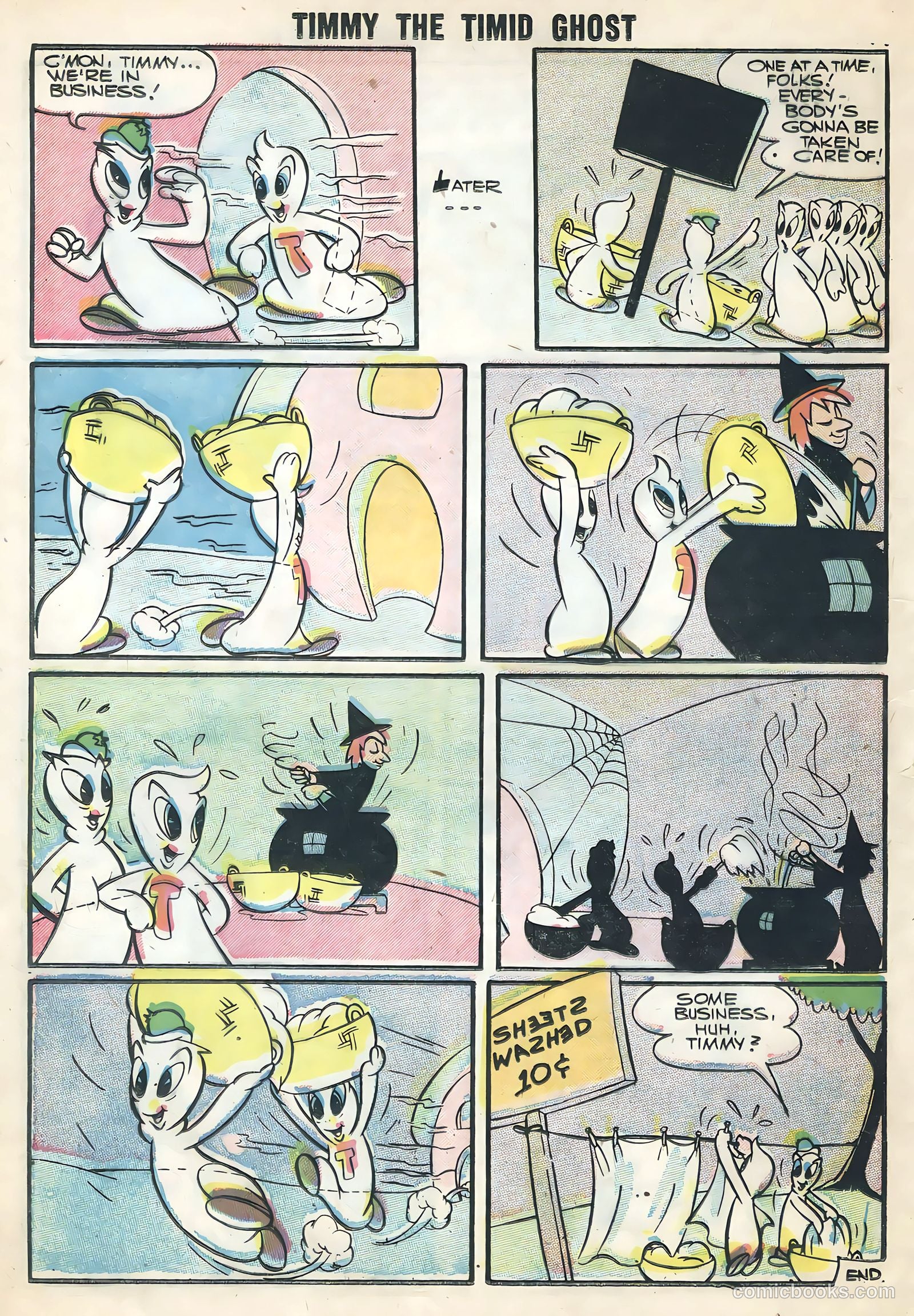 Timmy the Timid Ghost #5 (1956) — page 20 of 36