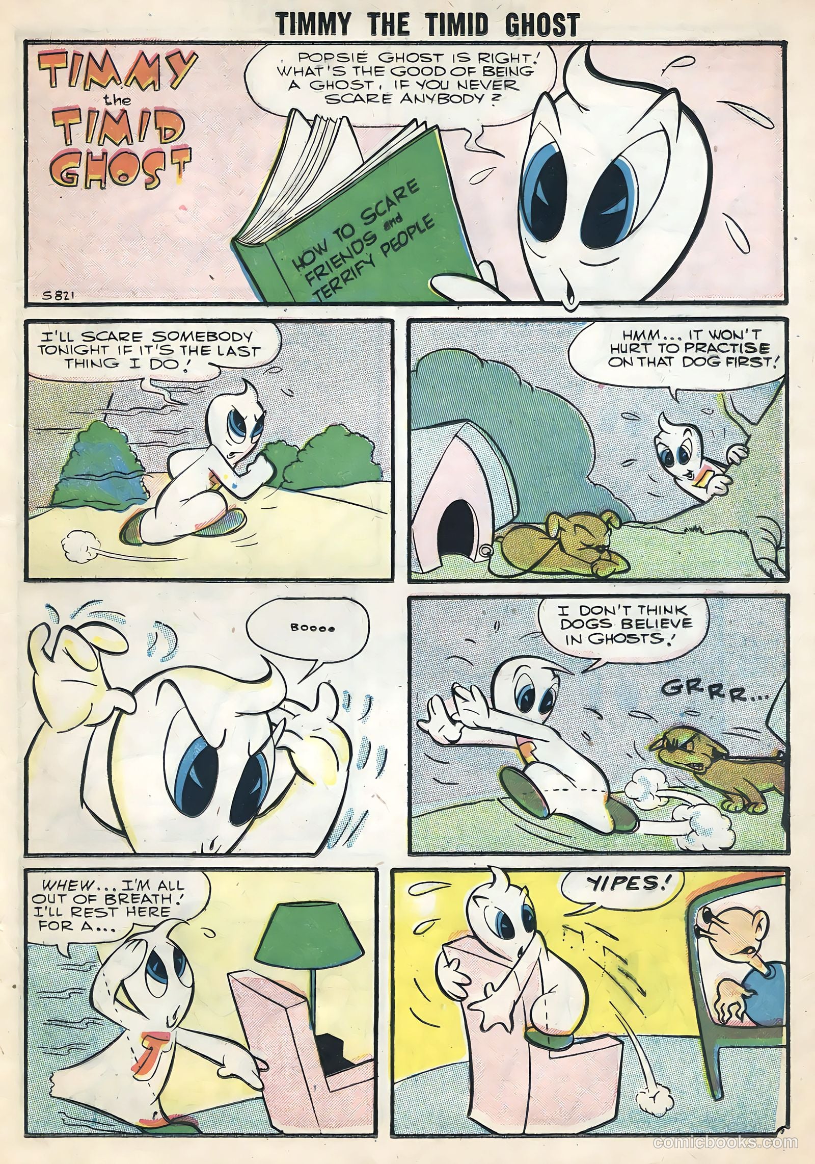 Timmy the Timid Ghost #5 (1956) — page 21 of 36
