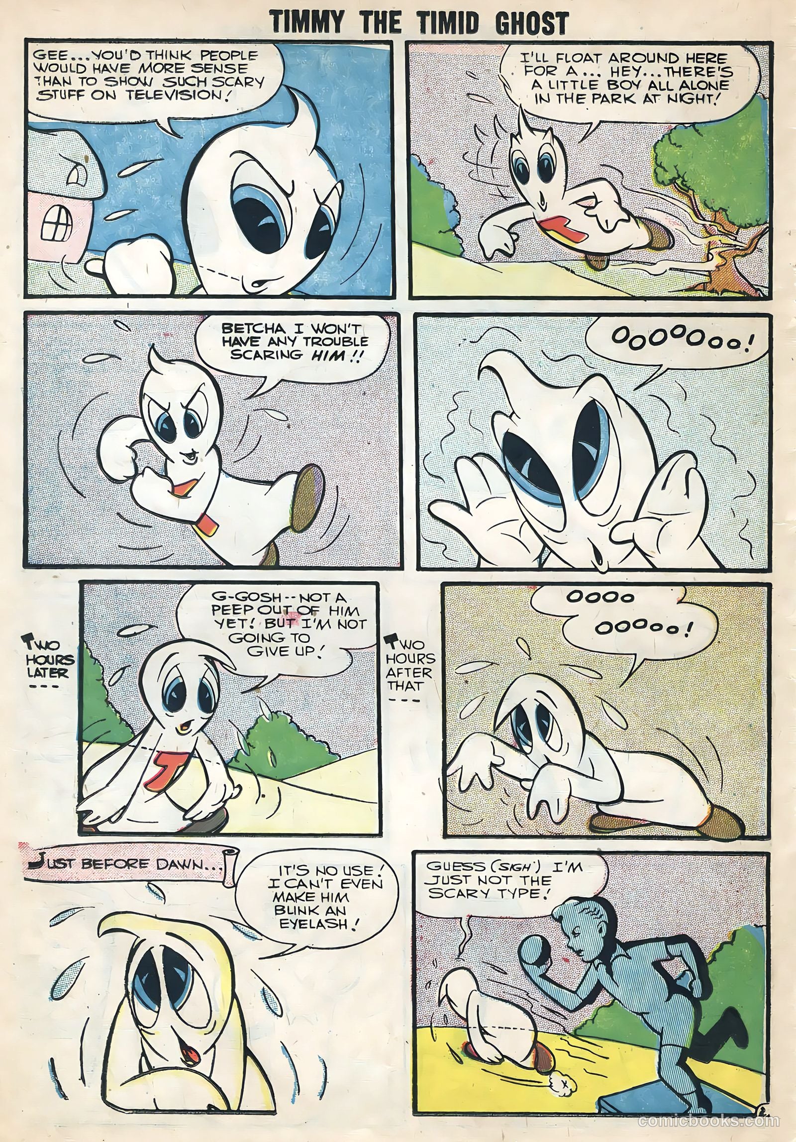Timmy the Timid Ghost #5 (1956) — page 22 of 36
