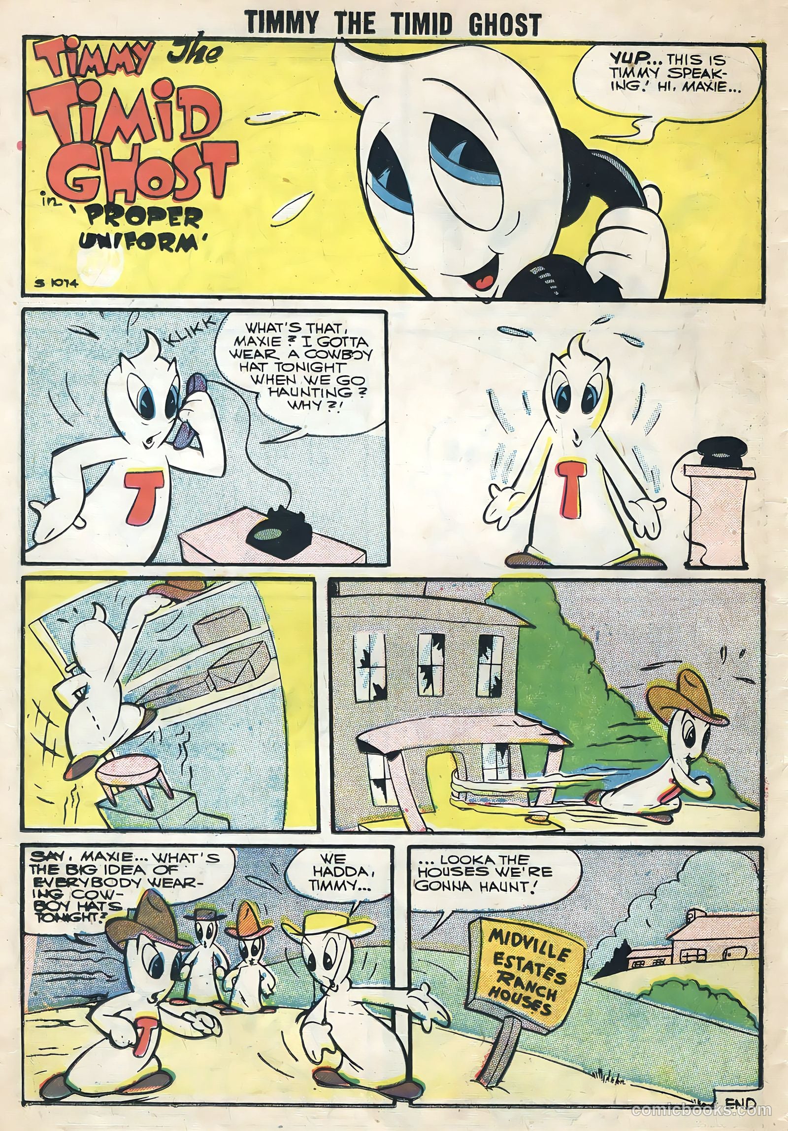 Timmy the Timid Ghost #5 (1956) — page 26 of 36