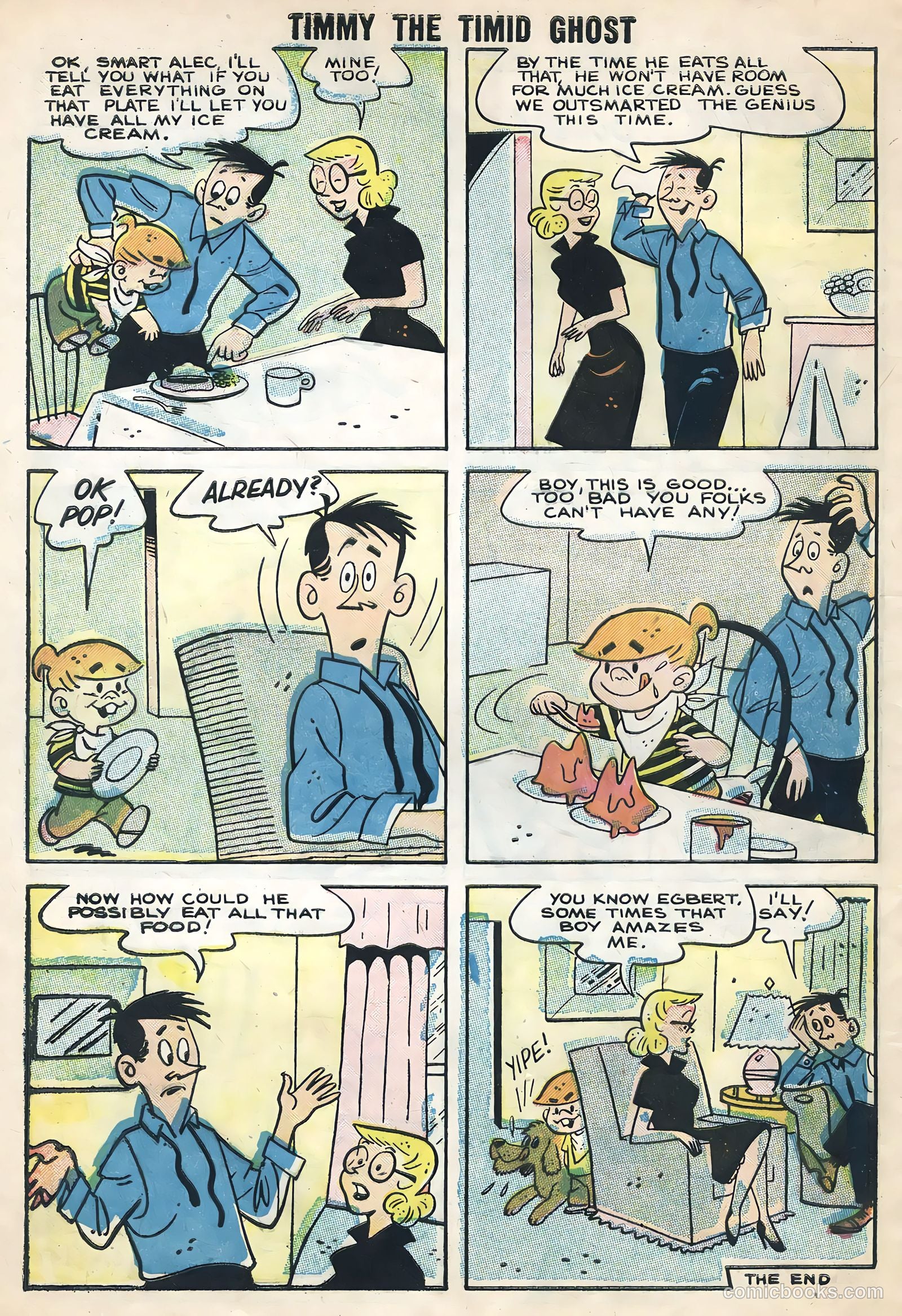 Timmy the Timid Ghost #5 (1956) — page 28 of 36