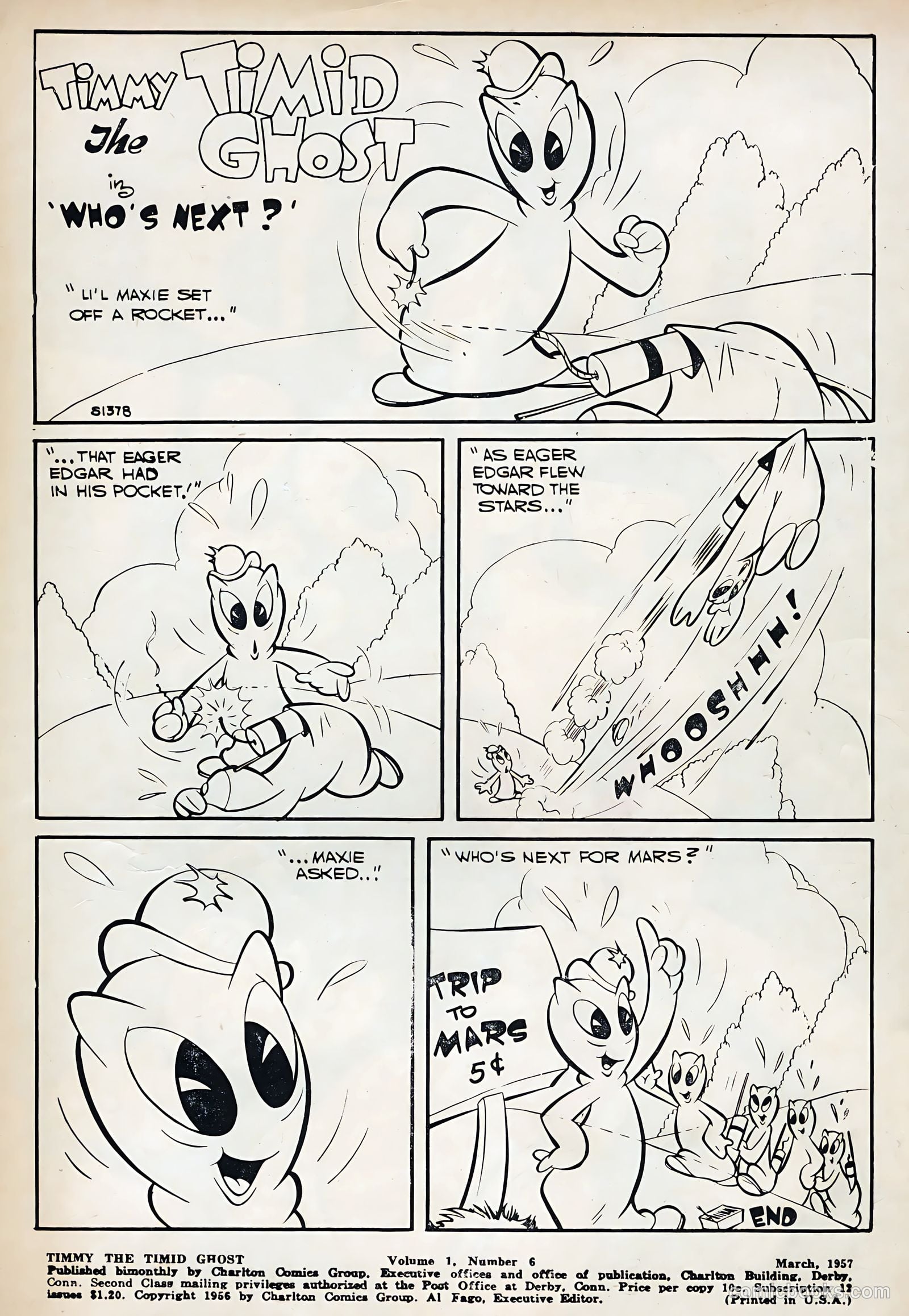 Timmy the Timid Ghost #6 (1957) — page 2 of 36