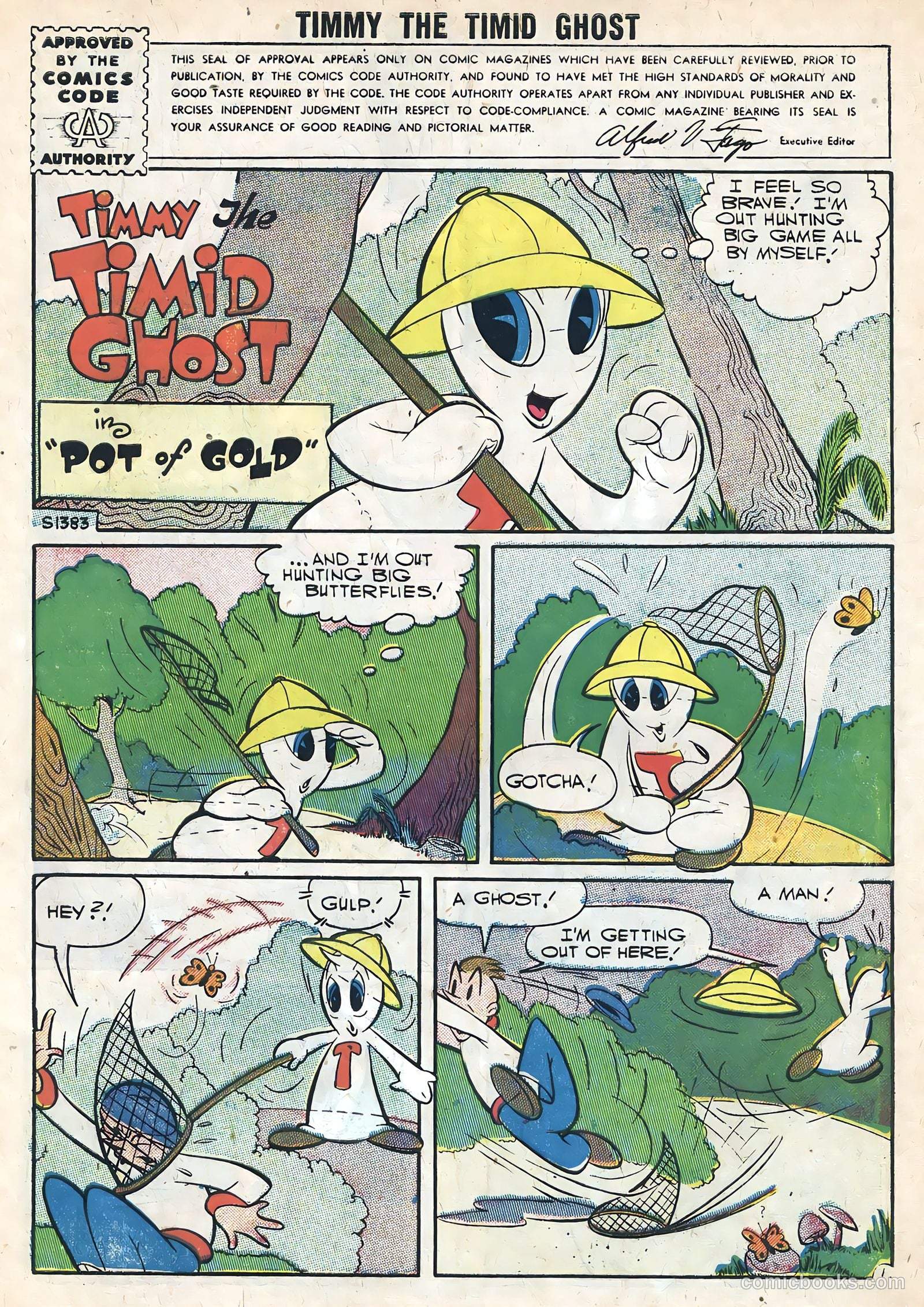 Timmy the Timid Ghost #6 (1957) — page 3 of 36