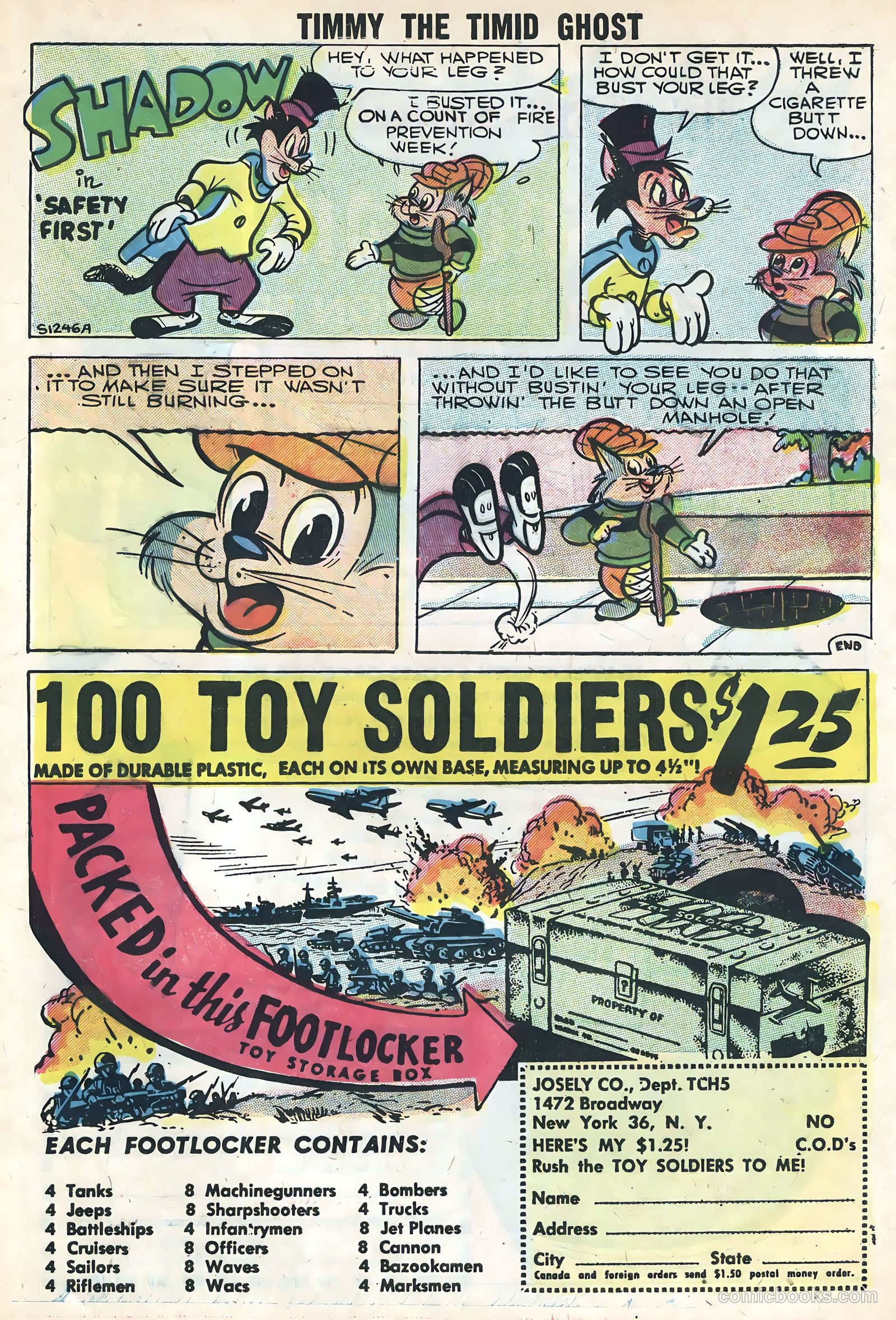 Timmy the Timid Ghost #6 (1957) — page 33 of 36