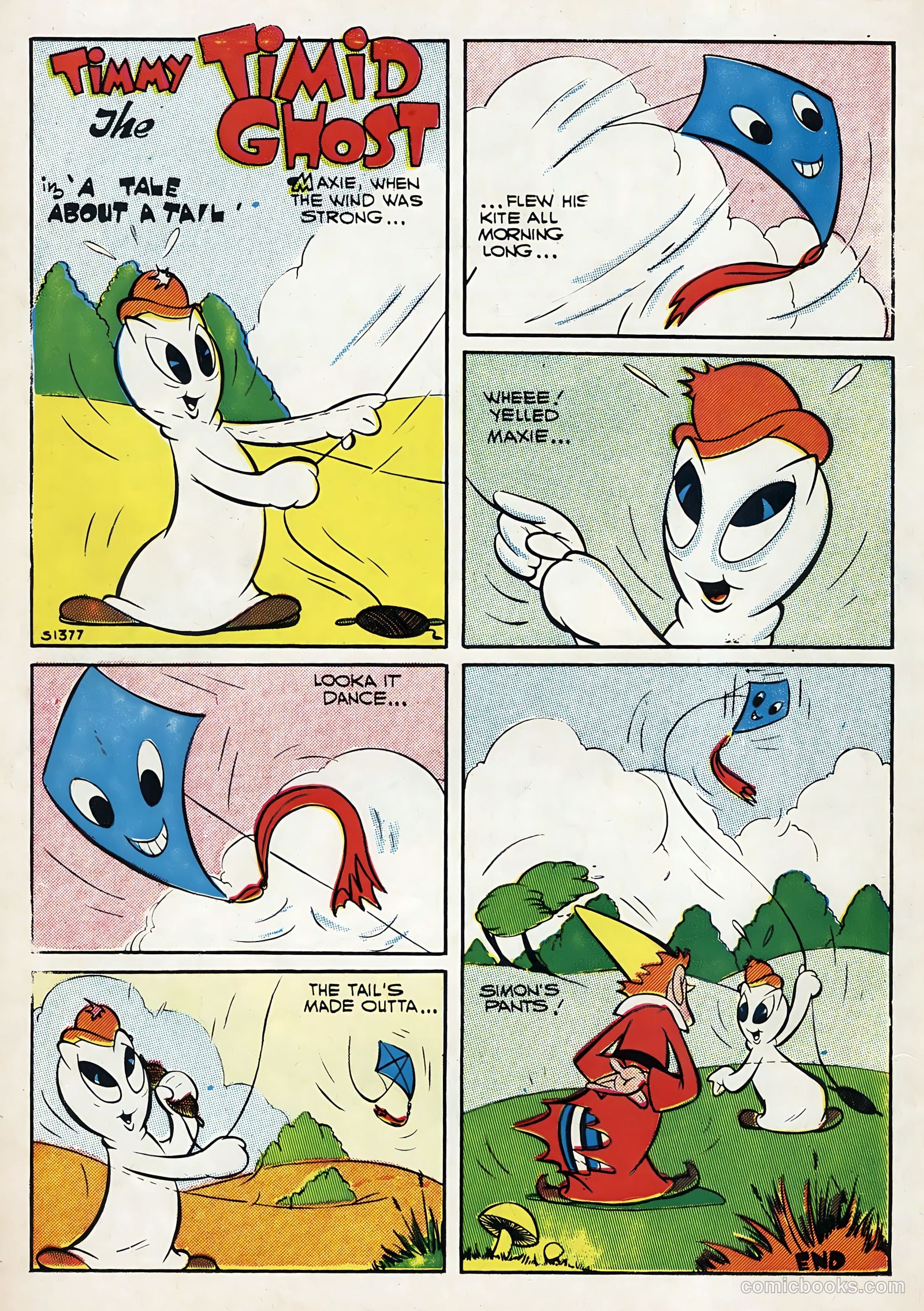 Timmy the Timid Ghost #6 (1957) — page 36 of 36